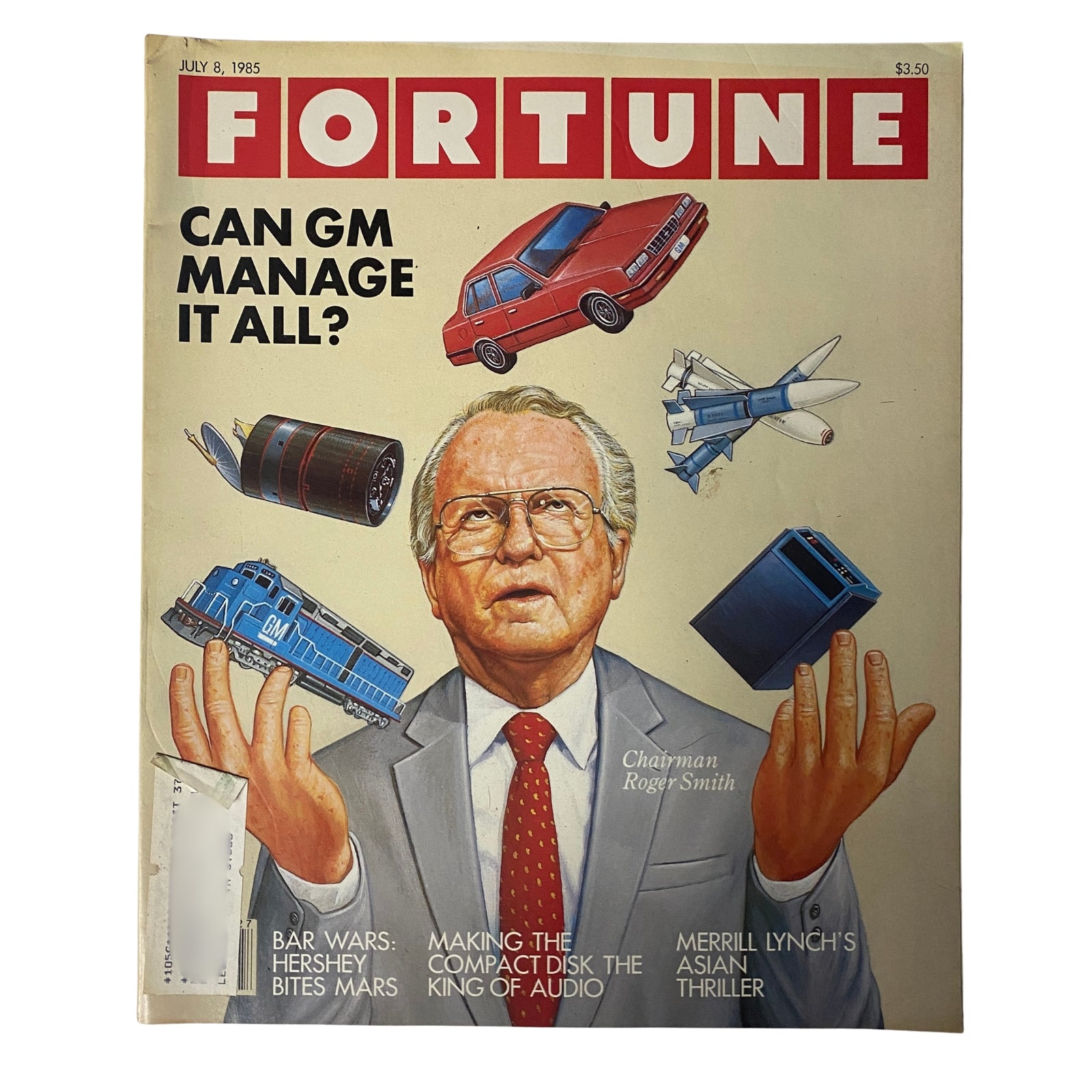 Fortune Magazine July 8, 1985 General Motors Chairman Roger Smith