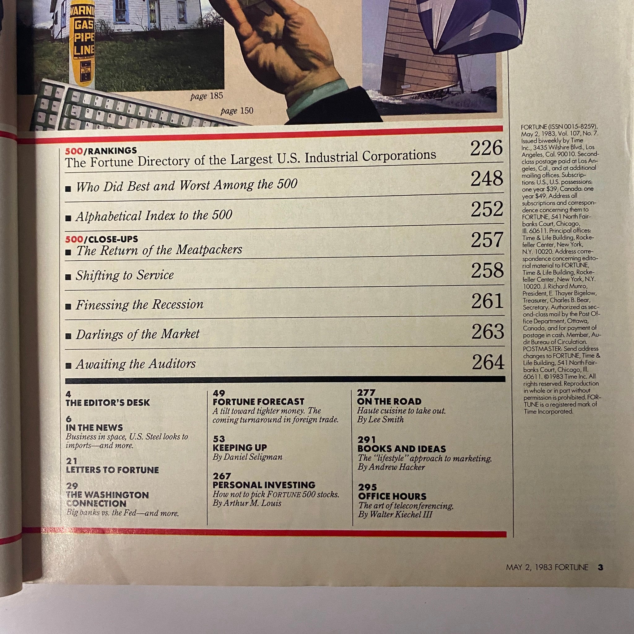 Fortune Magazine May 2, 1983 The Largest U.S. Industrial Corporations