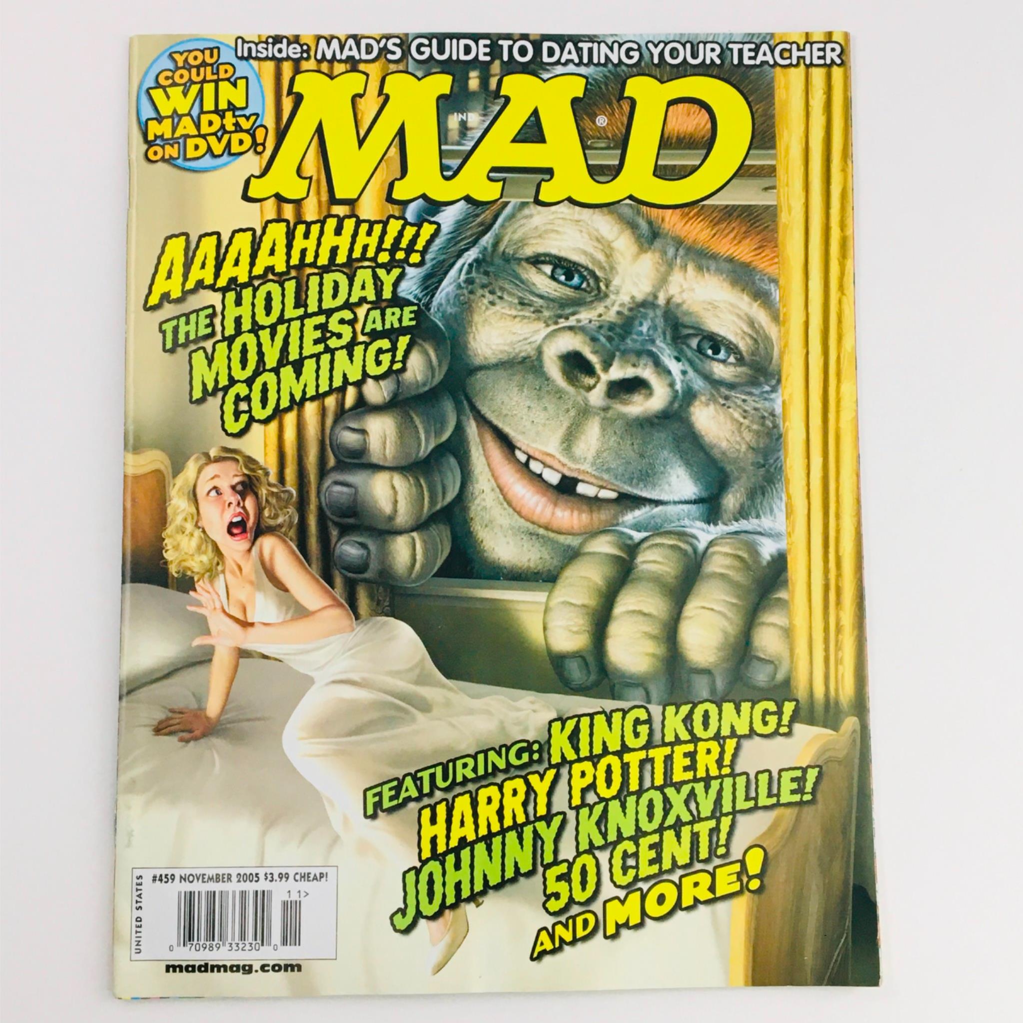 Mad Magazine November 2005 No. 459 Holiday Movies Are Coming Very Fine VF 8.0