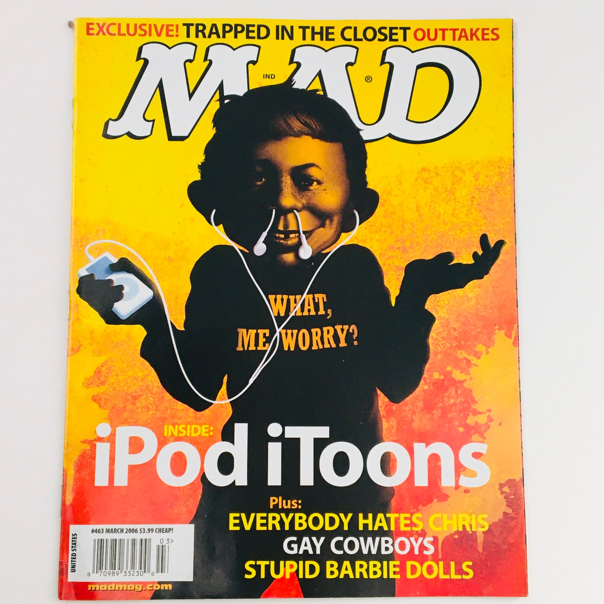 Mad Magazine March 2006 No. 463 iPod iToons Very Fine VF 8.0