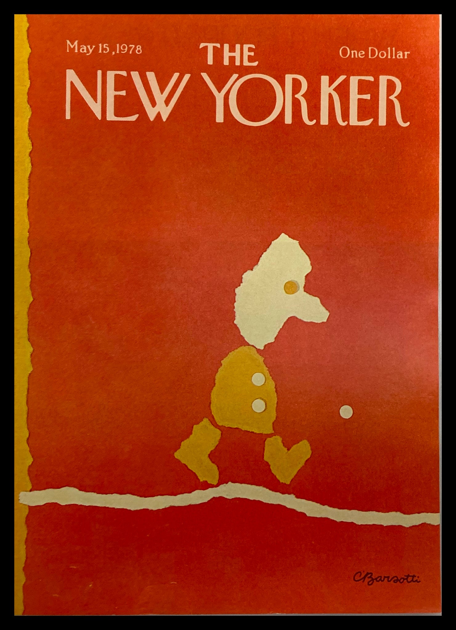 COVER ONLY The New Yorker May 15 1978 Deep Thoughts by C. Barsotti No Label