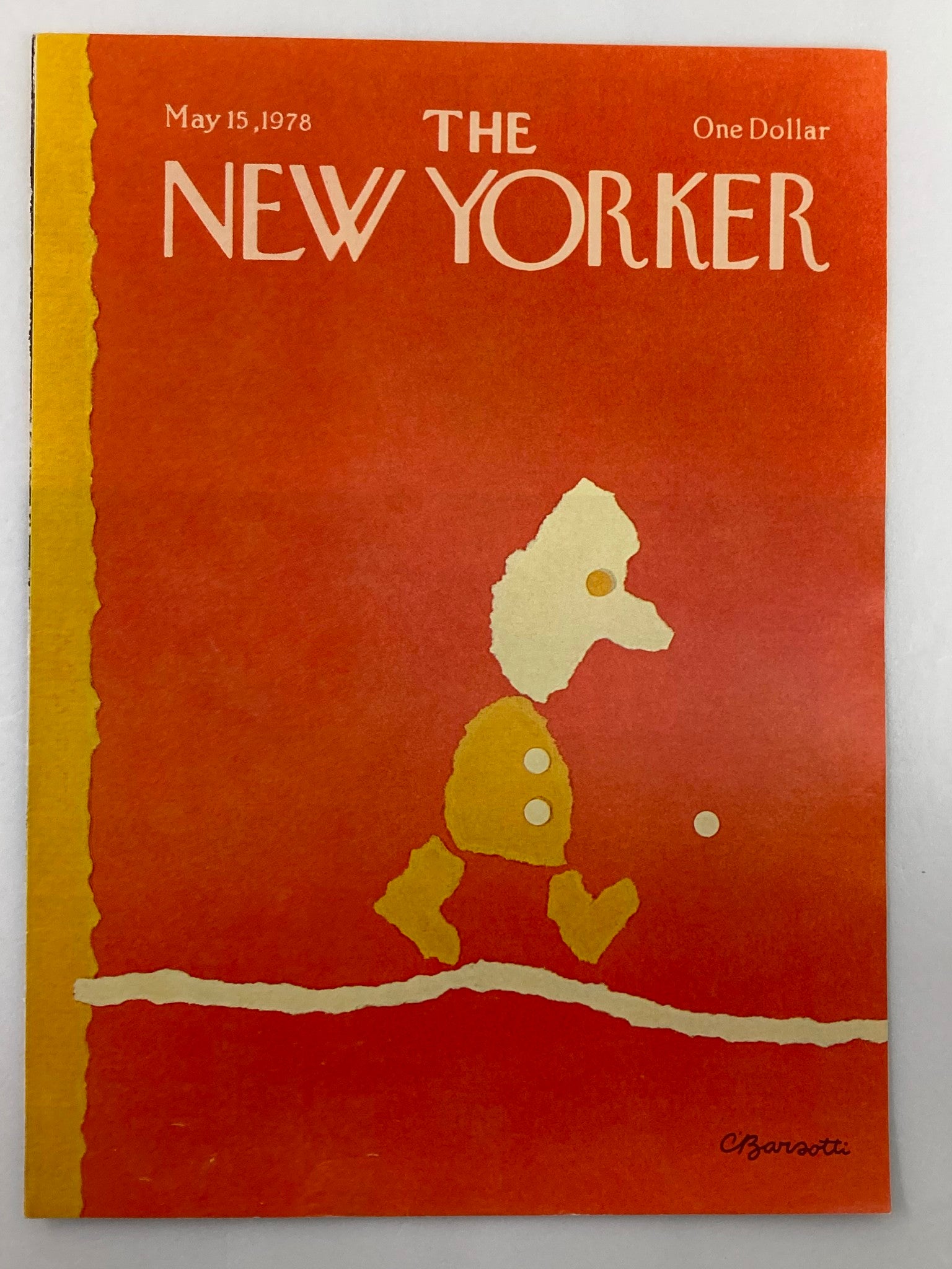 COVER ONLY The New Yorker May 15 1978 Deep Thoughts by C. Barsotti No Label