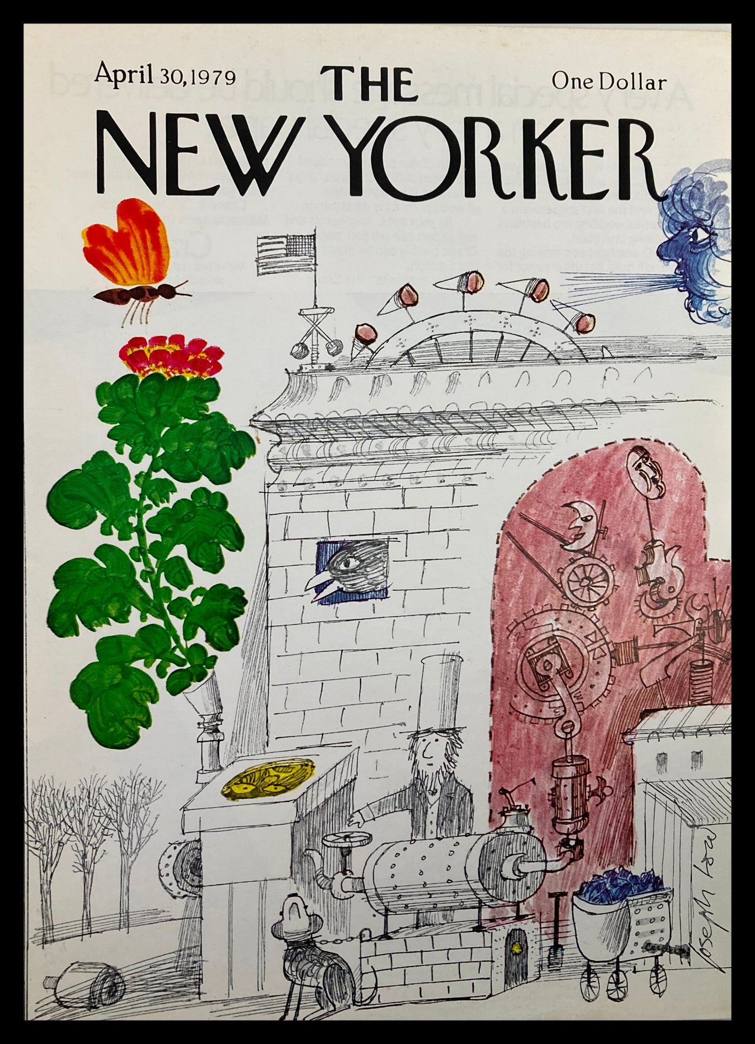 COVER ONLY The New Yorker April 30 1979 Inventions by Joseph Low No Label