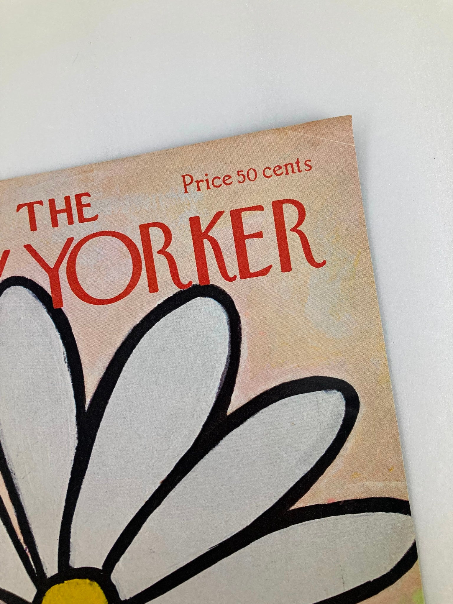 COVER ONLY The New Yorker May 27 1974 A Flower by Abe Birnbaum No Label