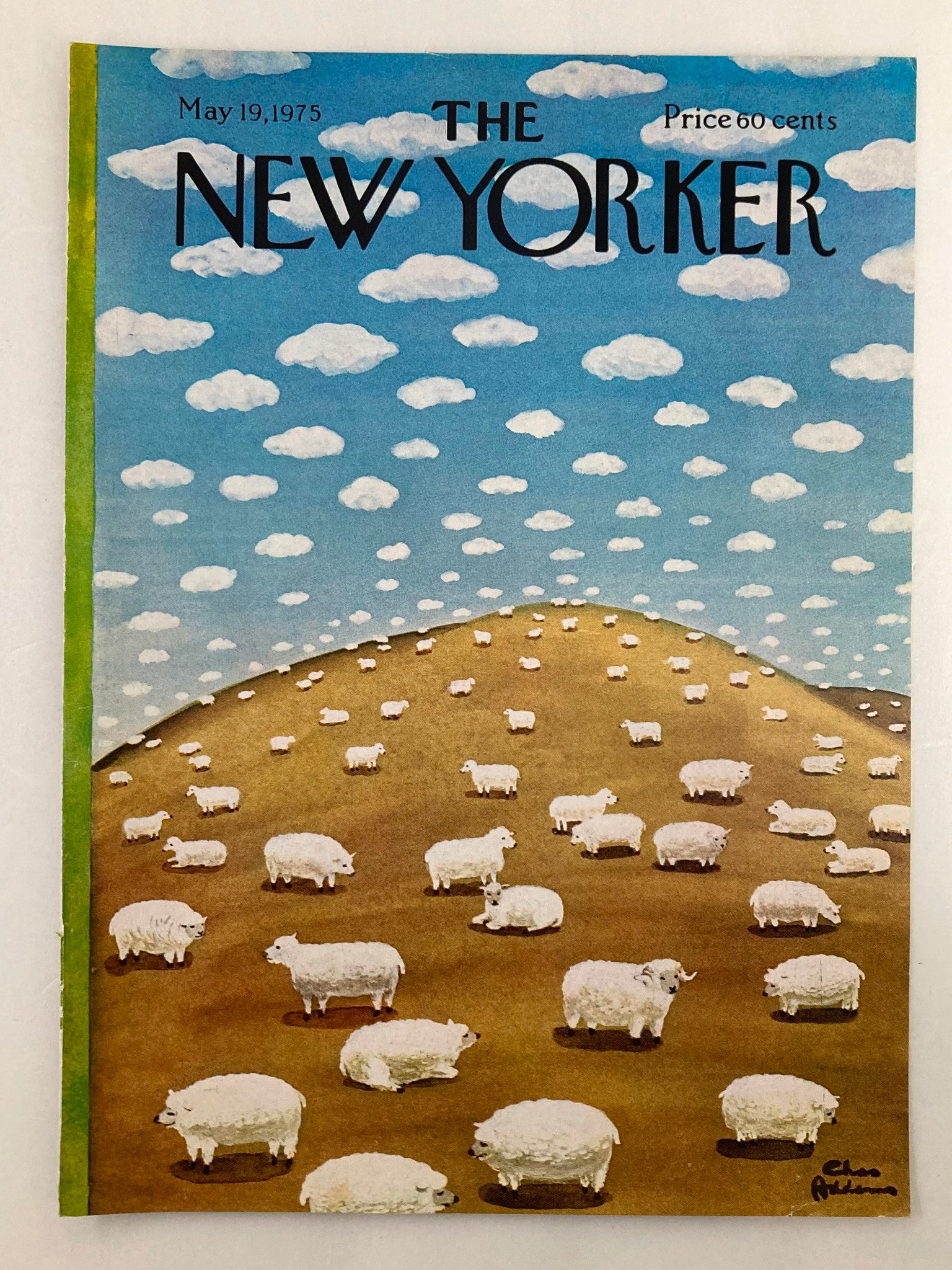 COVER ONLY The New Yorker May 19 1975 Flock of Sheeps by Chas Addams No Label