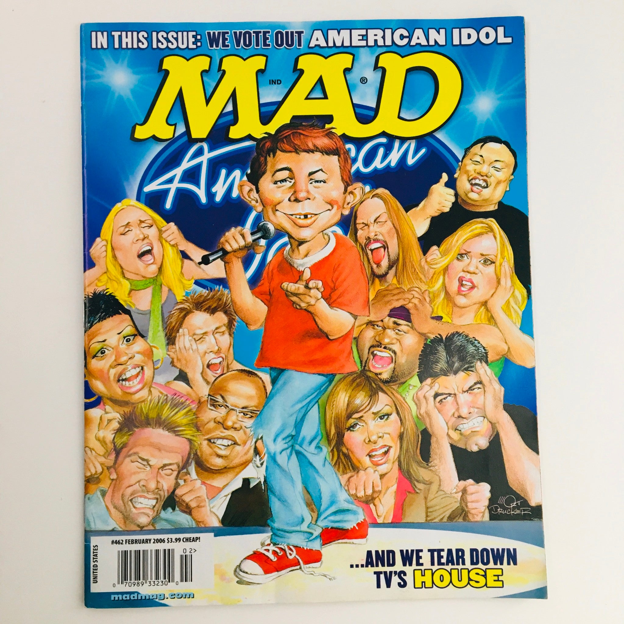 Mad Magazine February 2006 No. 462 American Idol Very Fine VF 8.0