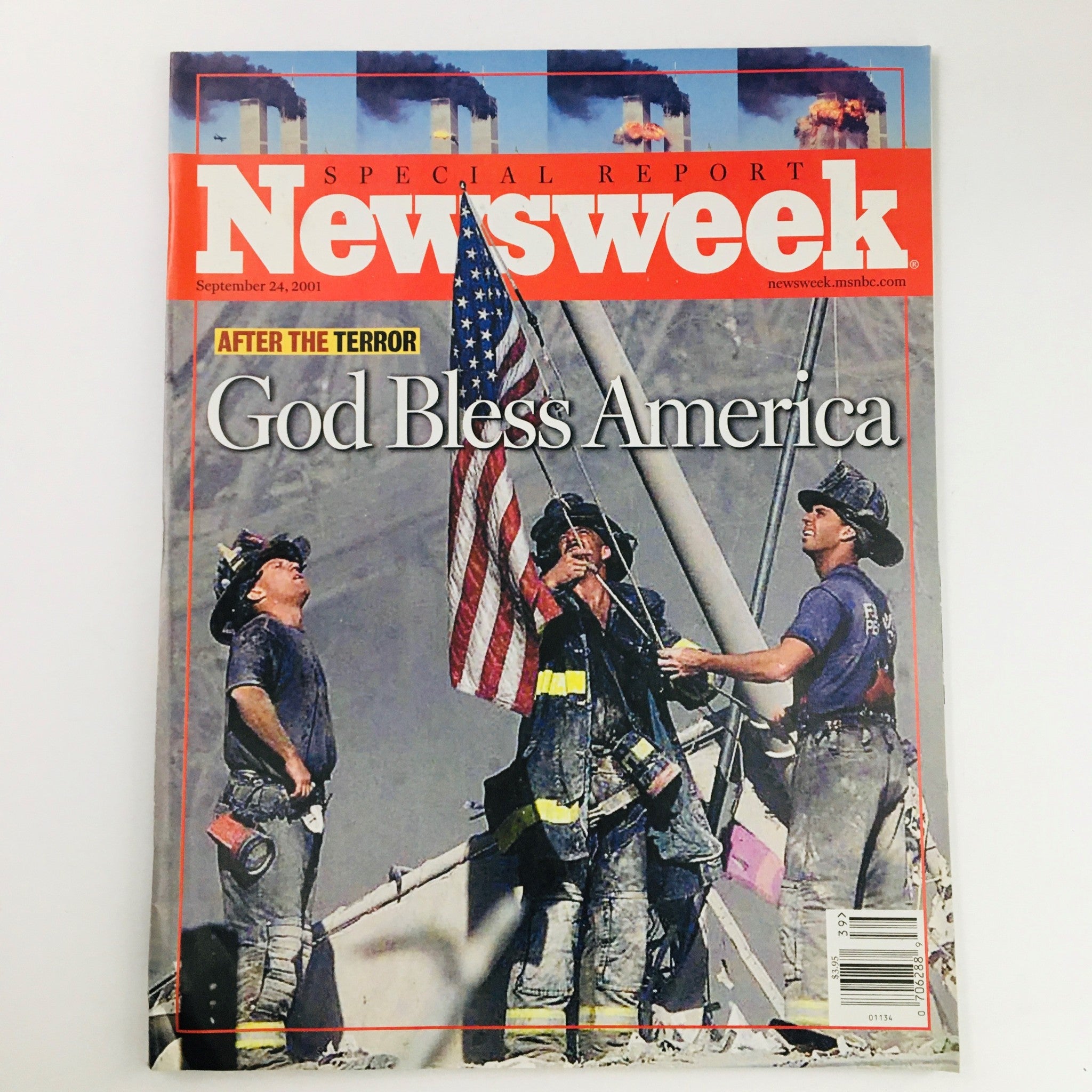 Newsweek Magazine September 24 2001 After The Terror in America, No Label VG