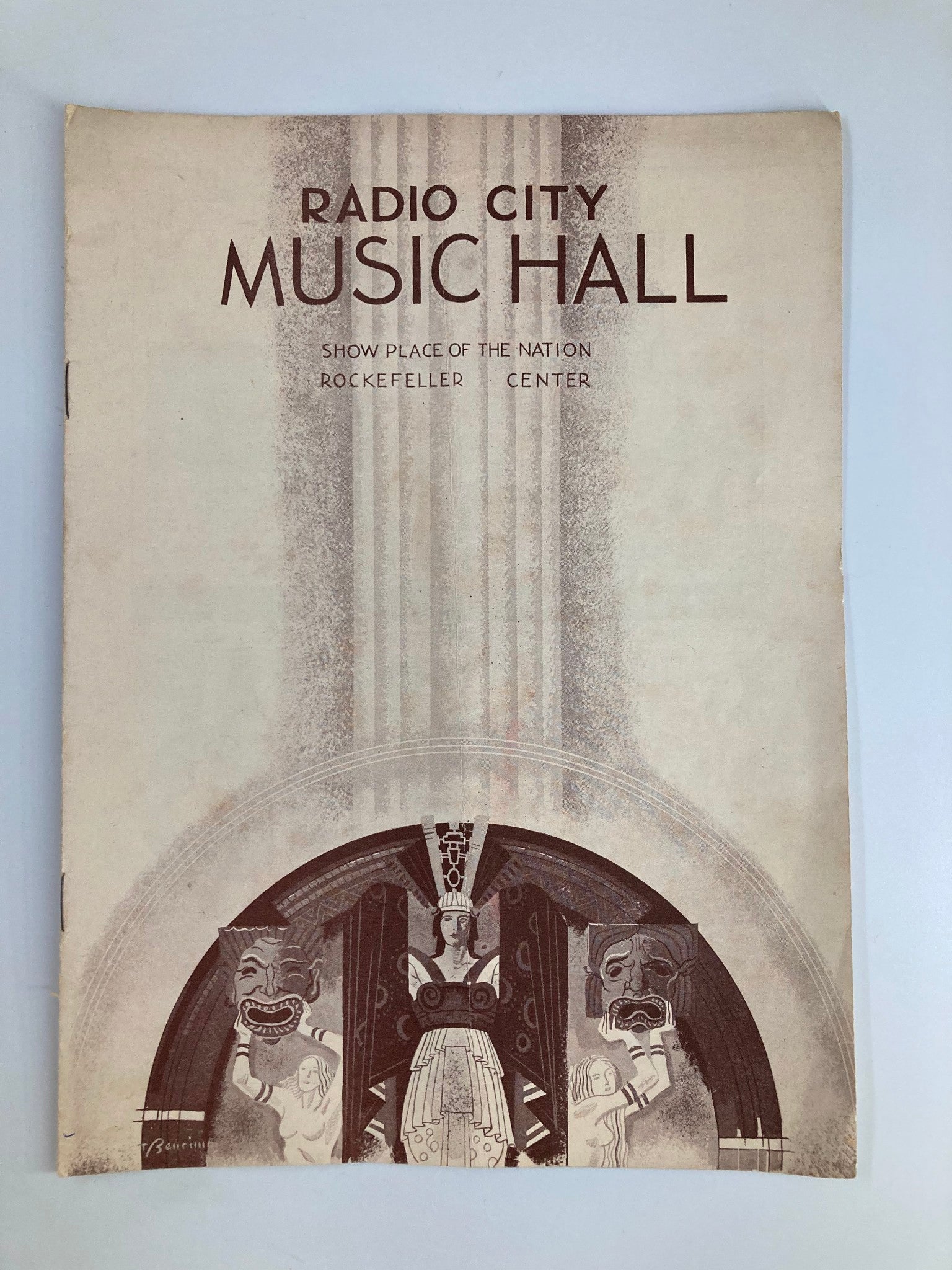 1937 Radio City Music Hall Weekly Show Place of the Nation Rockefeller Center