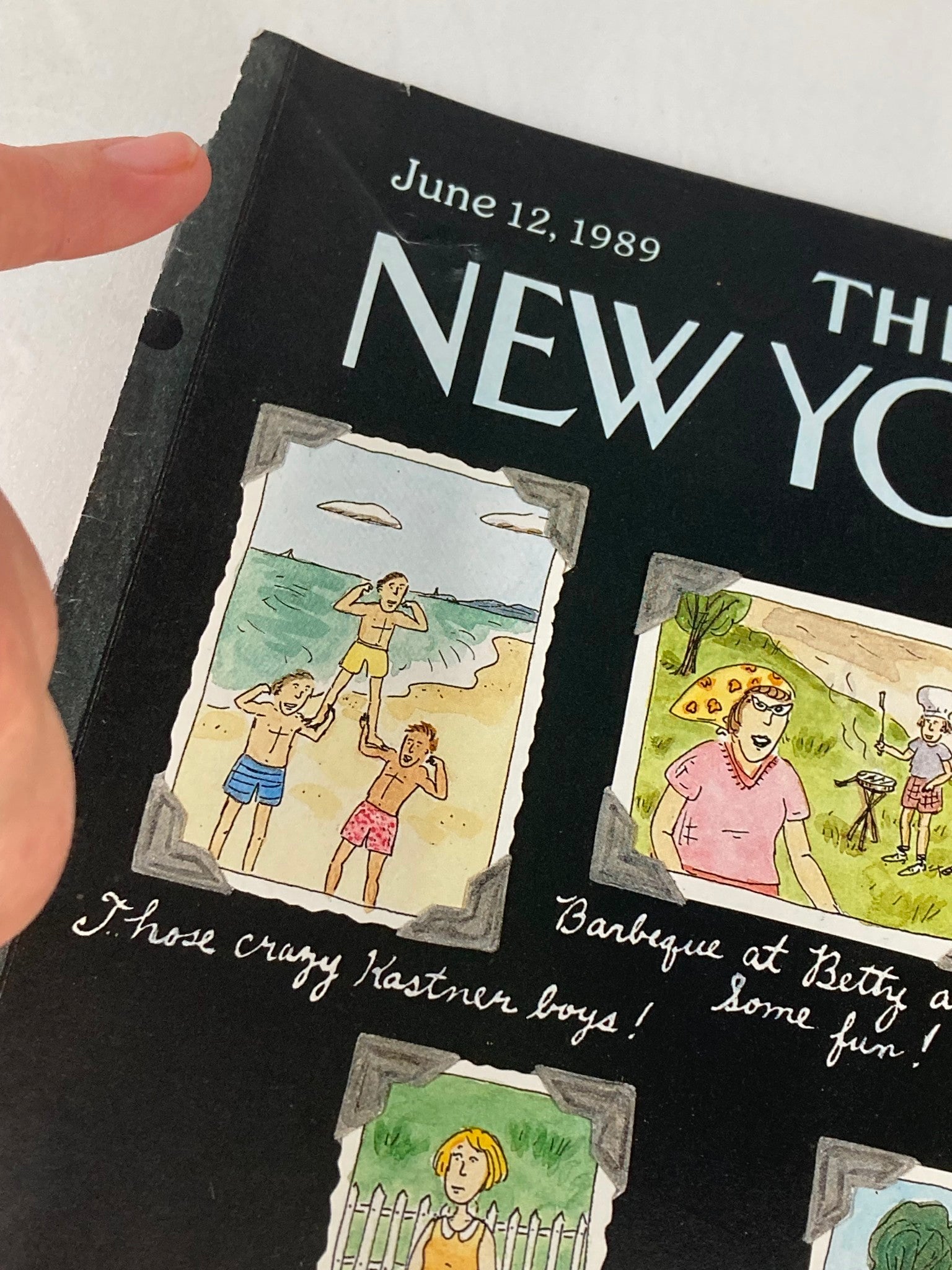 COVER ONLY The New Yorker June 12 1989 Memories by Roz Chast No Label