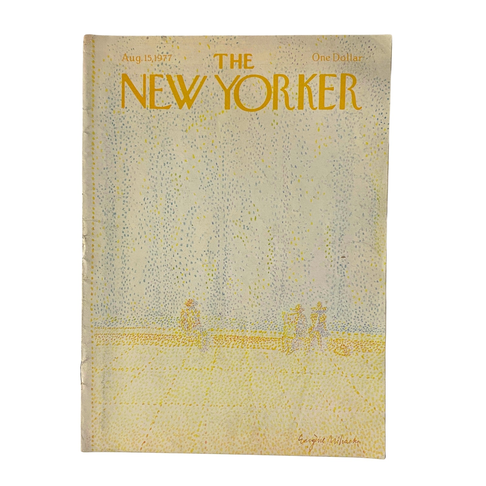 The New Yorker Full Magazine August 15, 1977 Eugene Mihaesco Cover