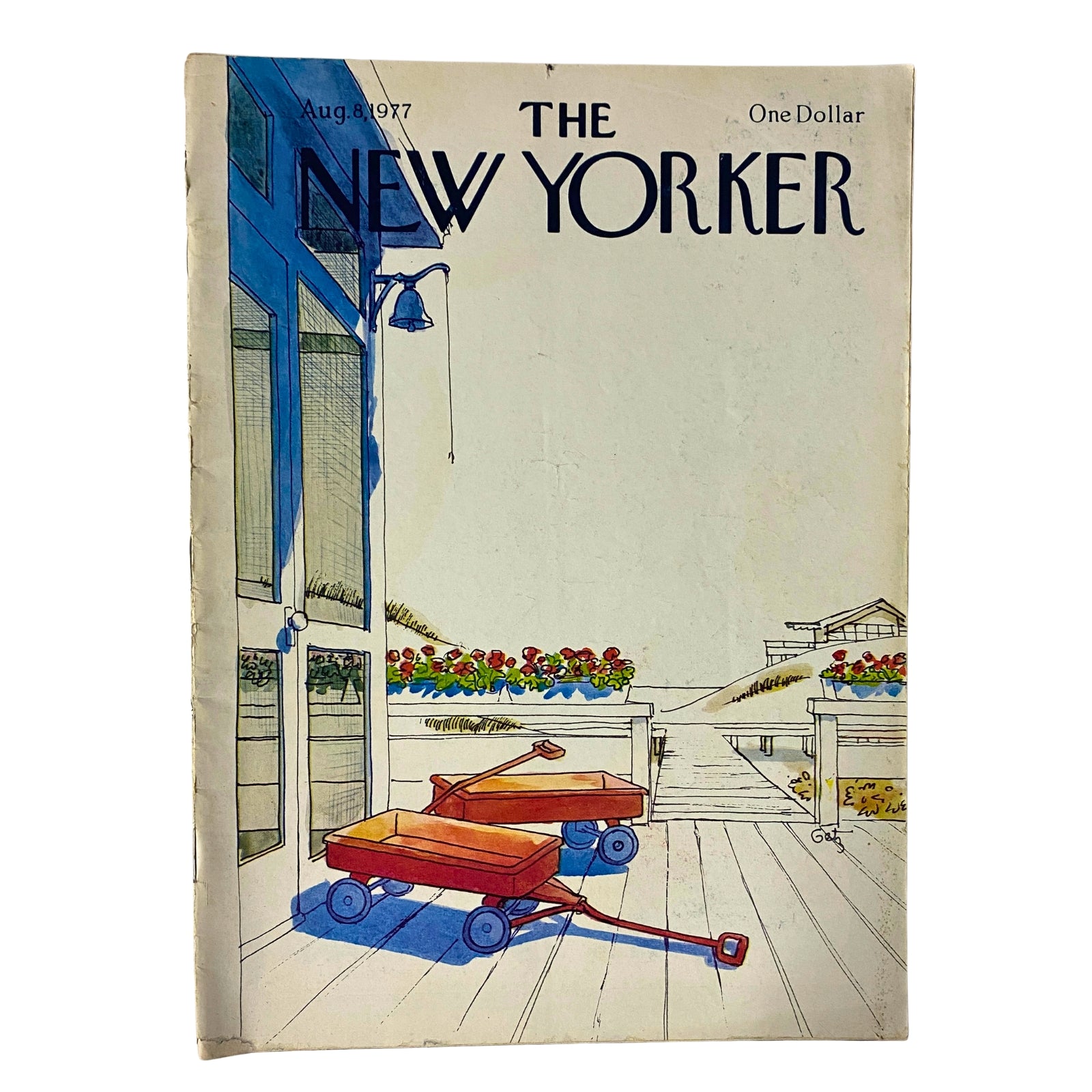 The New Yorker Full Magazine August 8, 1977 Arthur Getz Cover