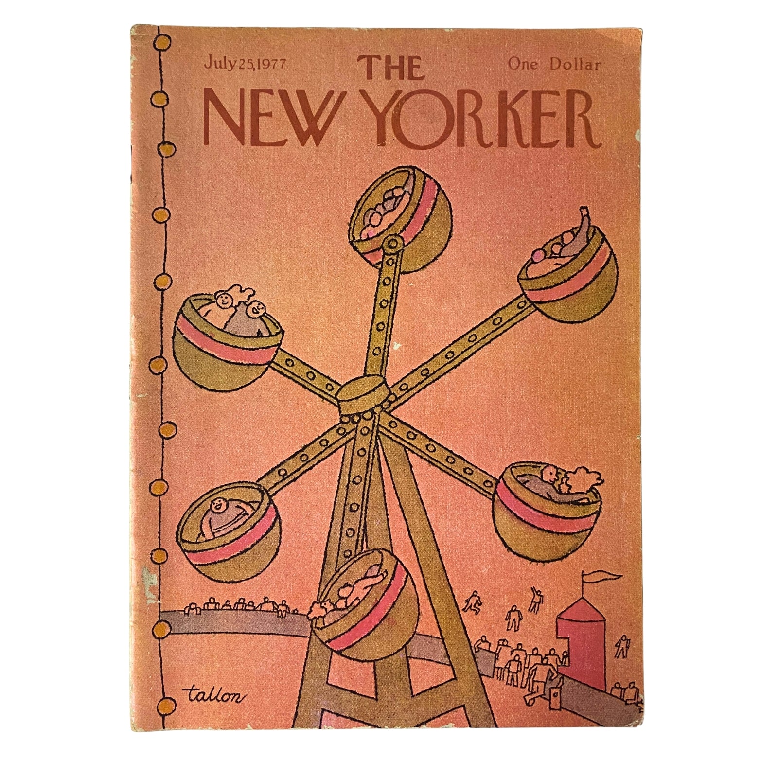 The New Yorker Full Magazine July 25, 1977 Robert Tallon Cover