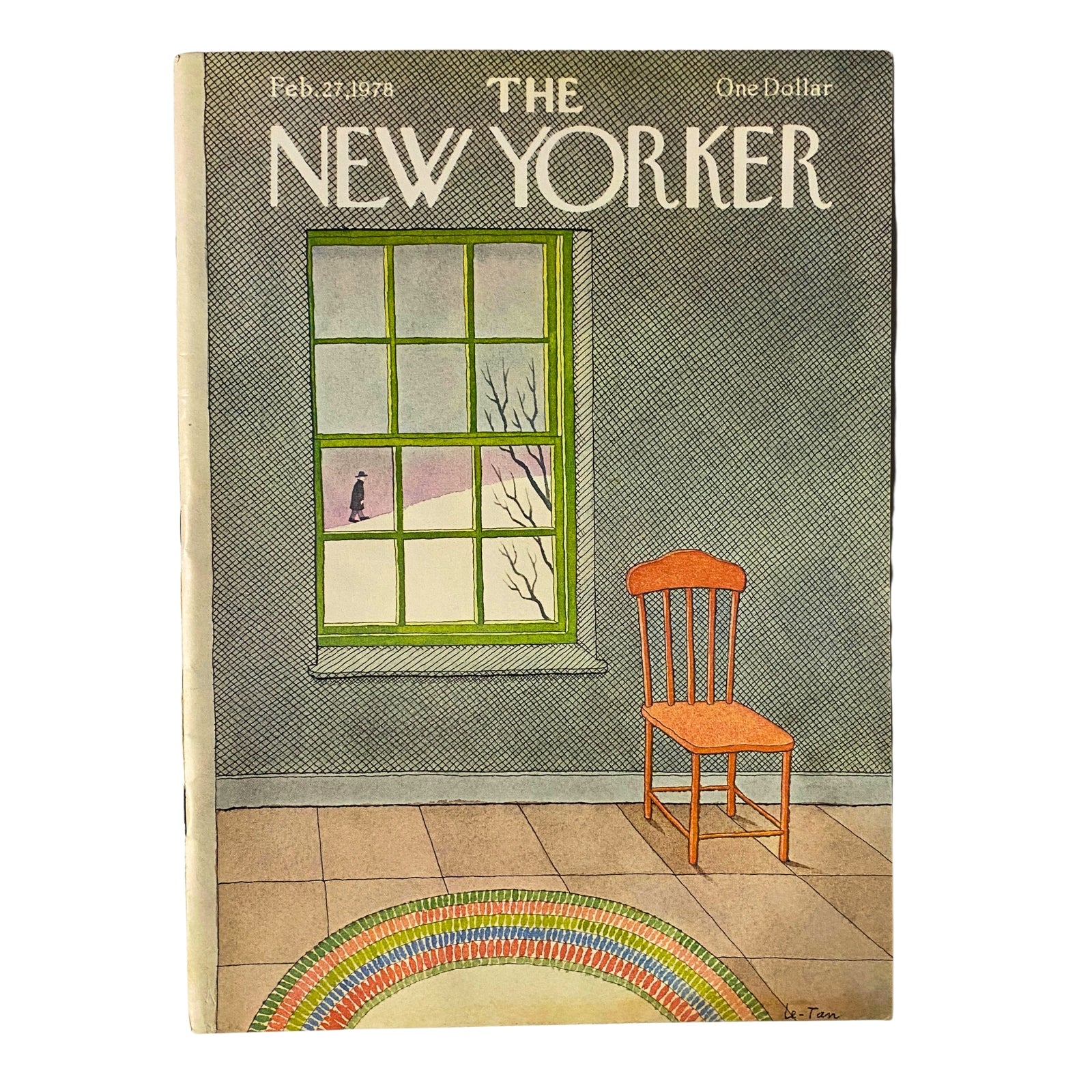 The New Yorker Full Magazine February 27, 1978 Pierre Le-Tan Cover VG