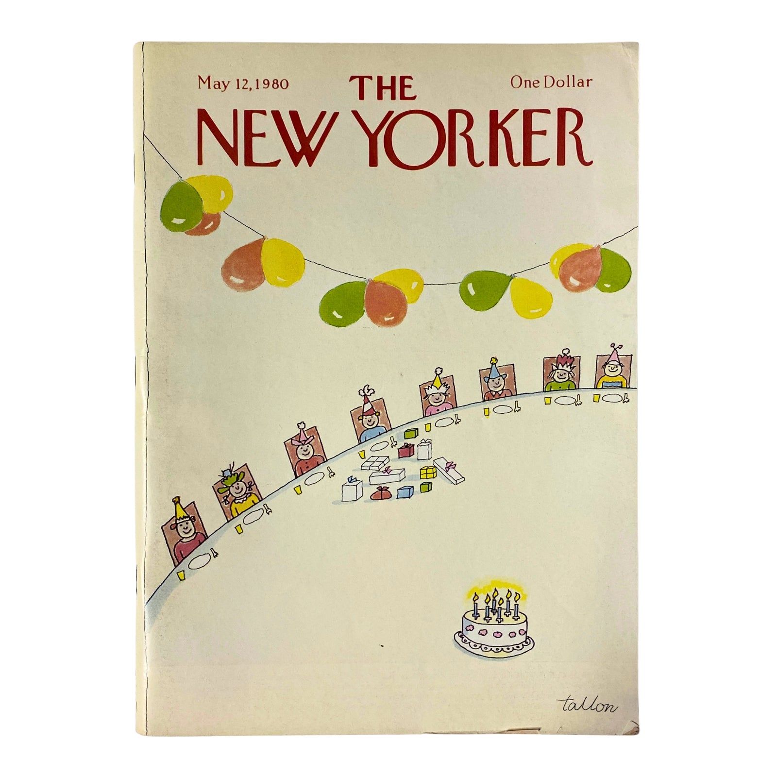 The New Yorker Full Magazine May 12, 1980 Robert Tallon Cover VG