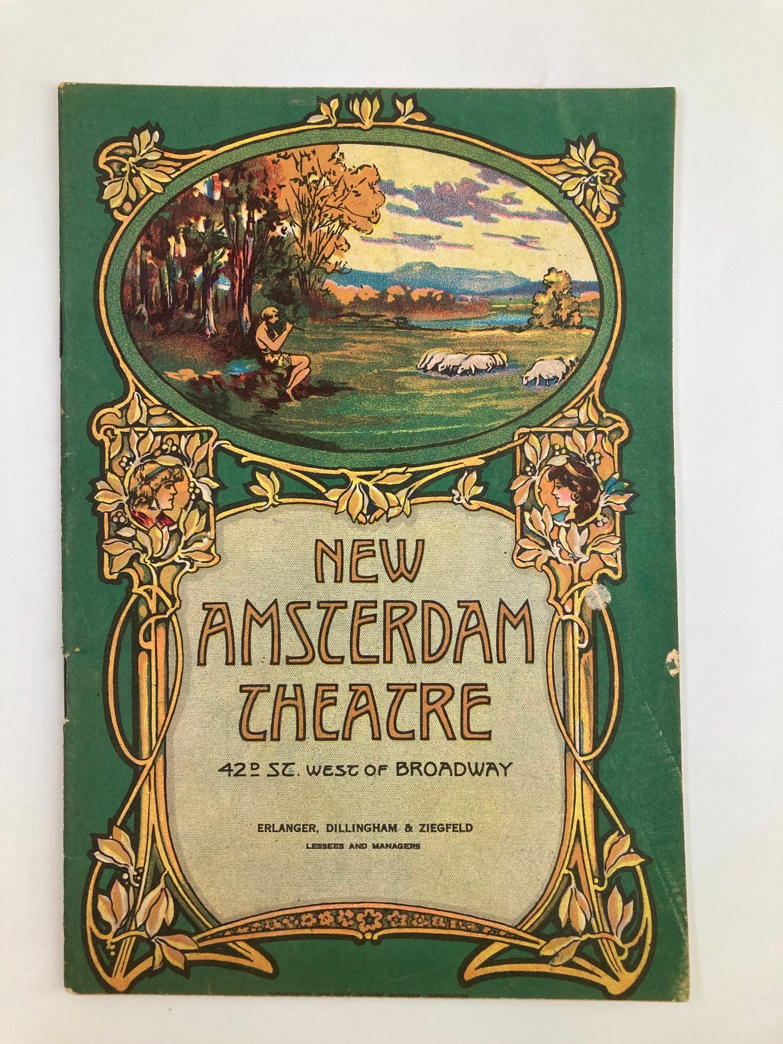 1922 New Amsterdam Theatre Every Daily Menu Has A Problem On Its Own