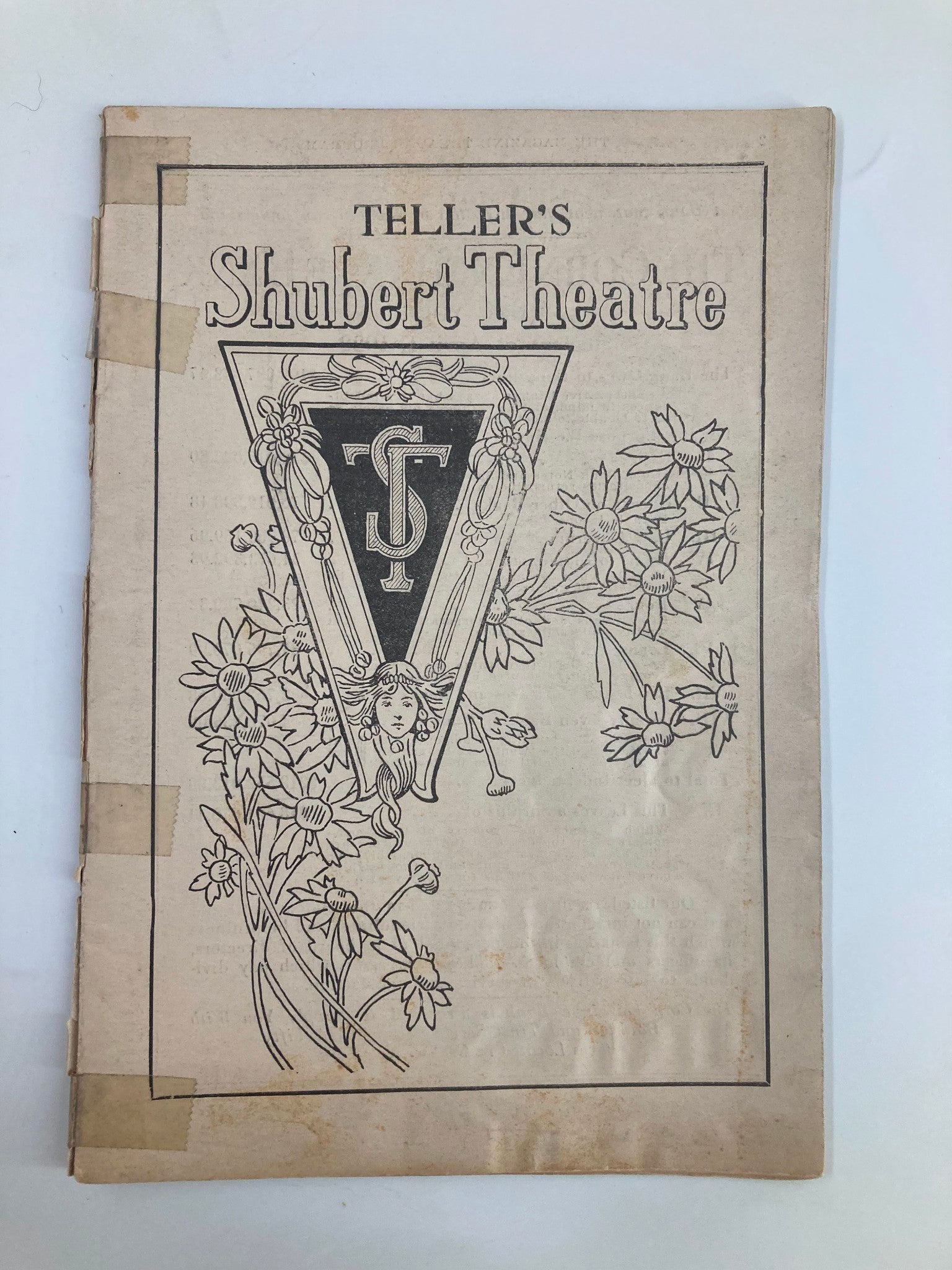 1924 Teller's Shubert Theatre The Chocolate Soldier with Donald Brian