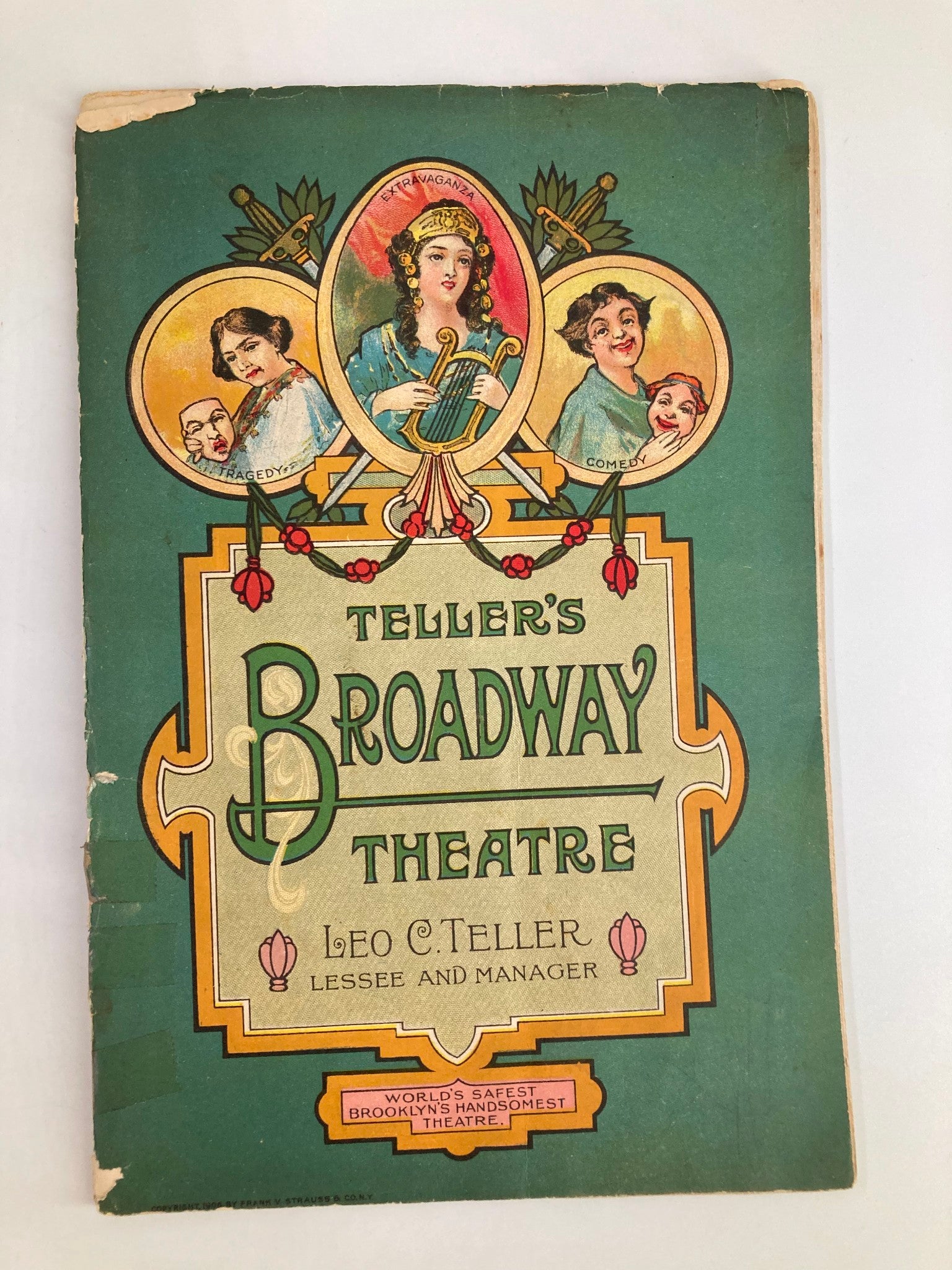 1916 Teller's Broadway Theatre Christie MacDonald in The Spring Maid