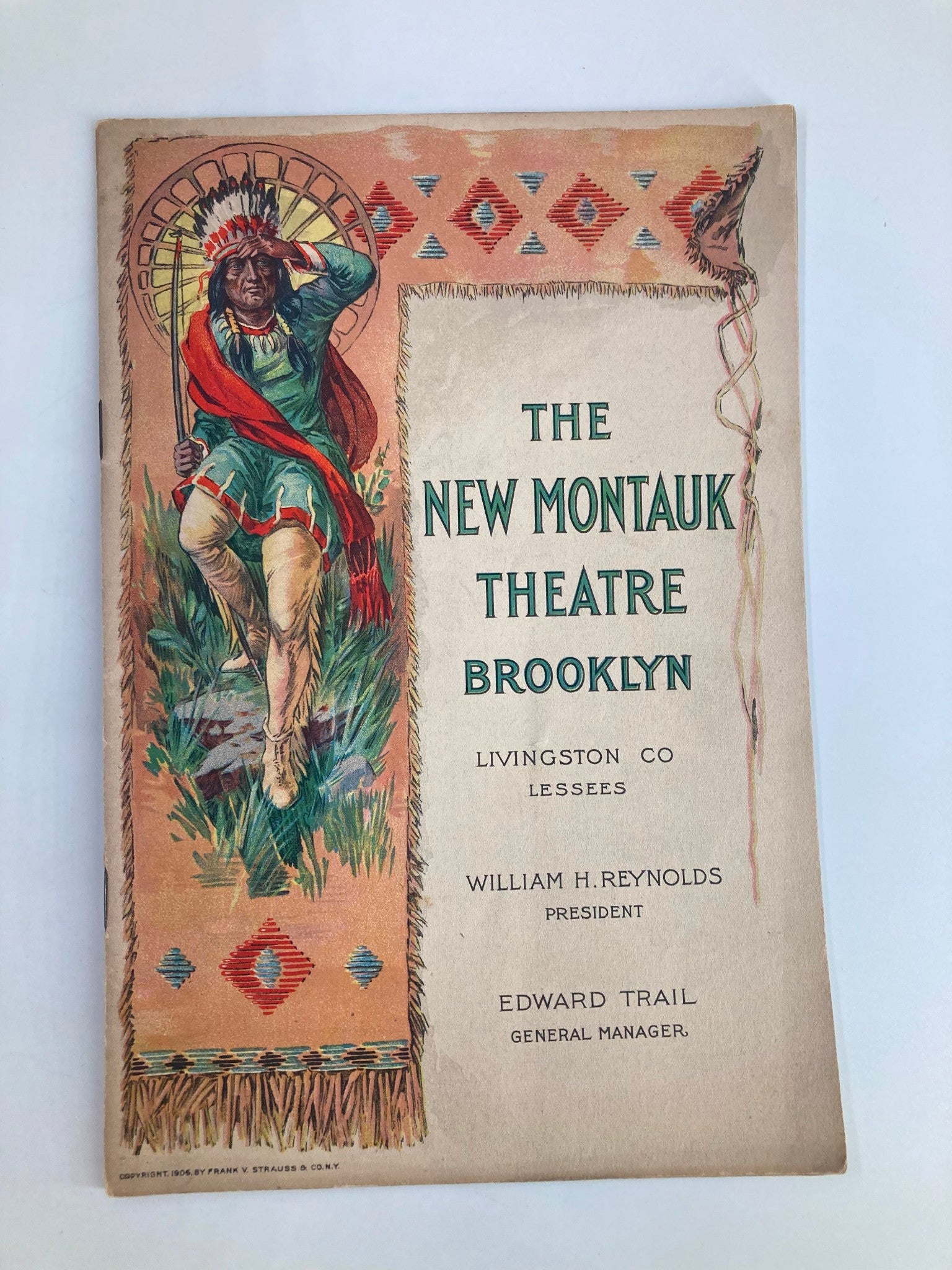 1914 The Montauk Theatre David Warfield in The Auctioneer A Comedy