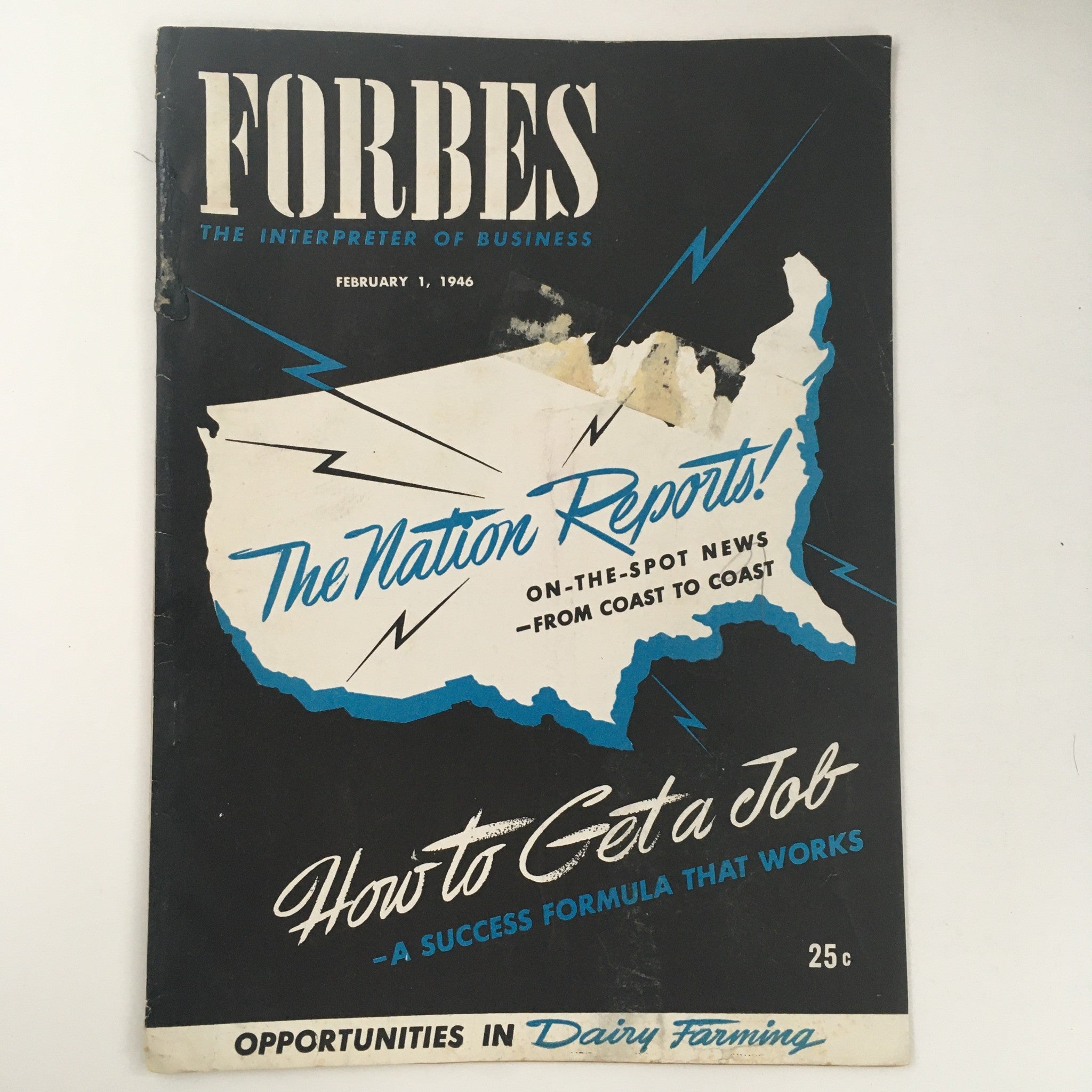 Forbes Magazine February 1 1946 The Nation Reports From Coast to Coast