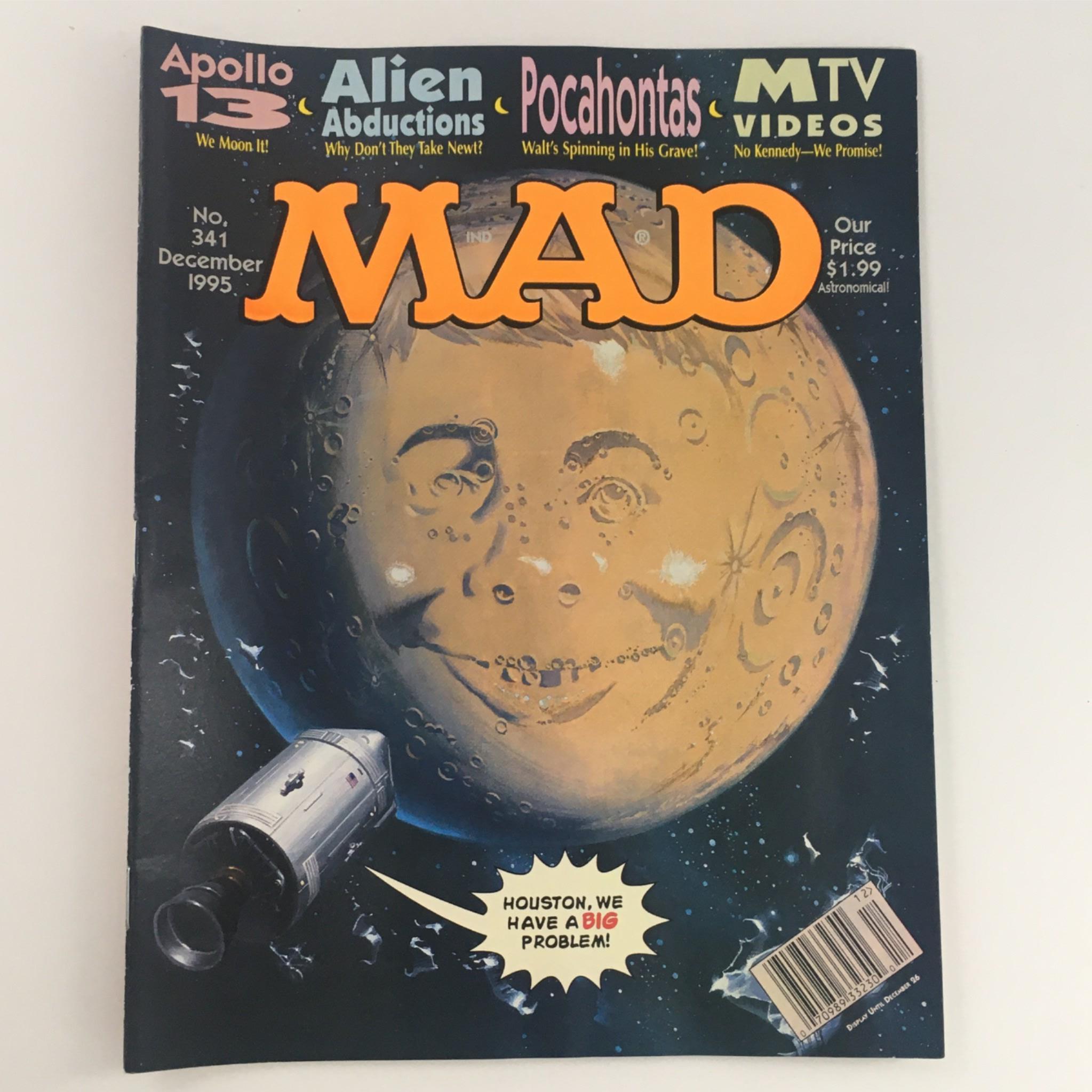 Mad Magazine December 1995 No. 341 Apollo 13 Very Fine VF 8.0