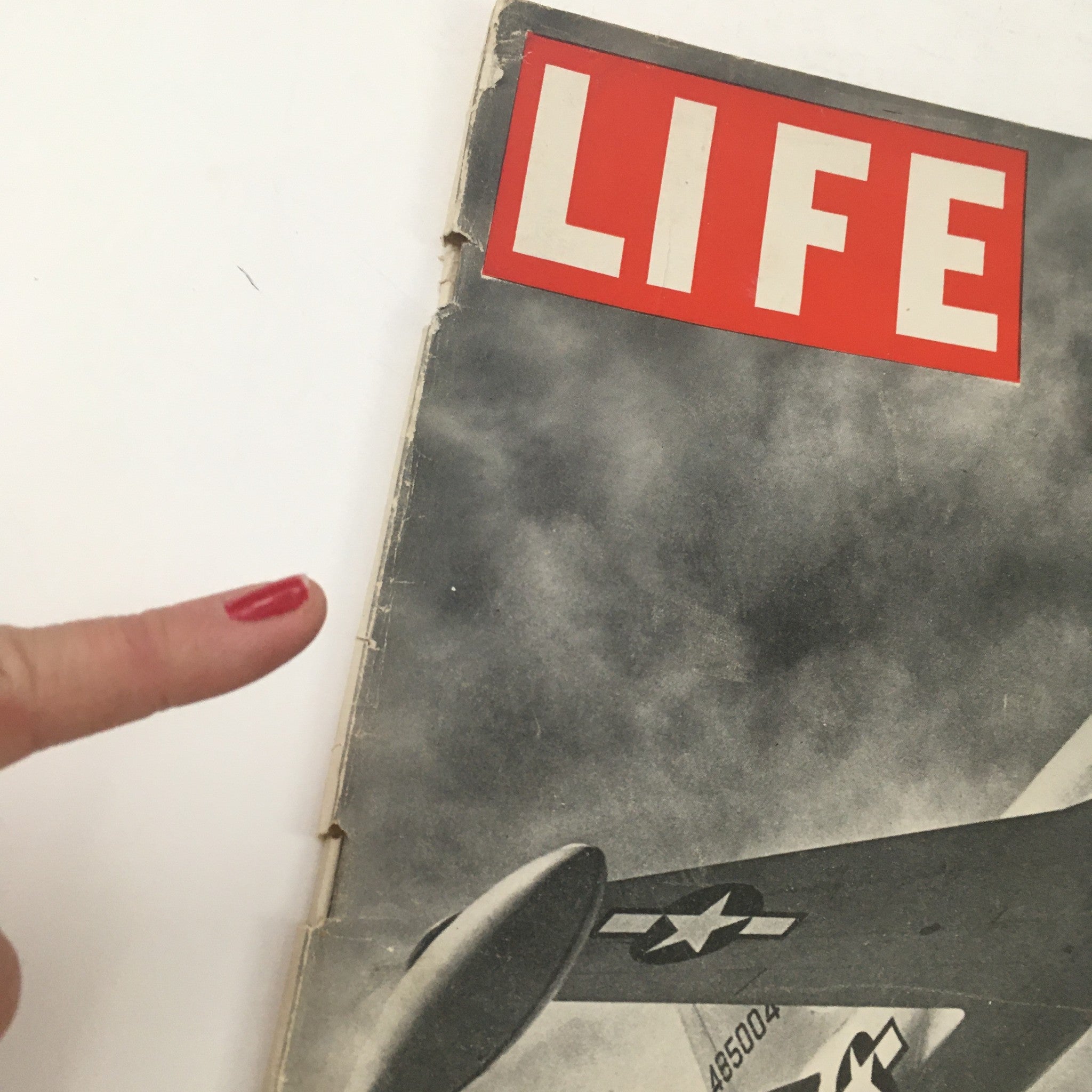 Life Magazine August 13 1945 WWII P-80 Shooting Star Fighter Plane Photograph