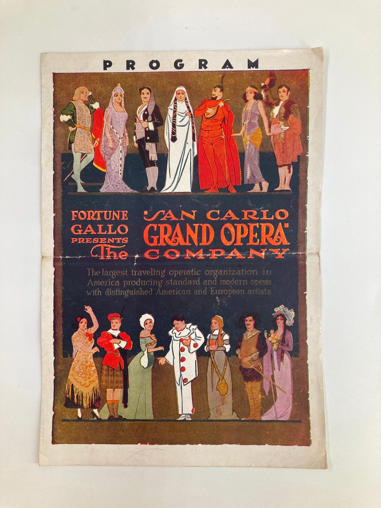 1936 San Carlo Grand Opera Company Aida Opera in Four Acts by Giuseppi Verdi