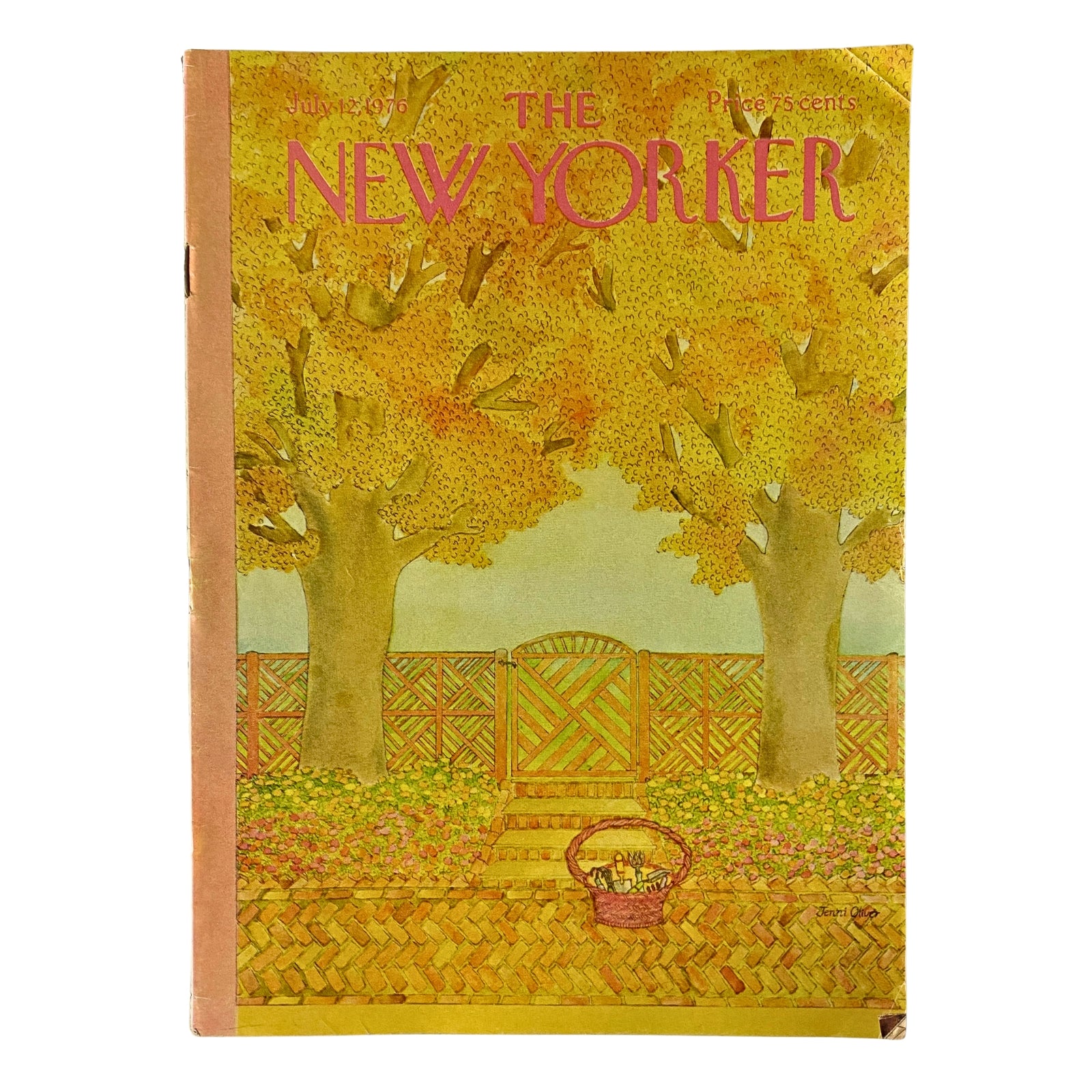 The New Yorker Full Magazine July 12, 1976 Jenni Oliver Cover