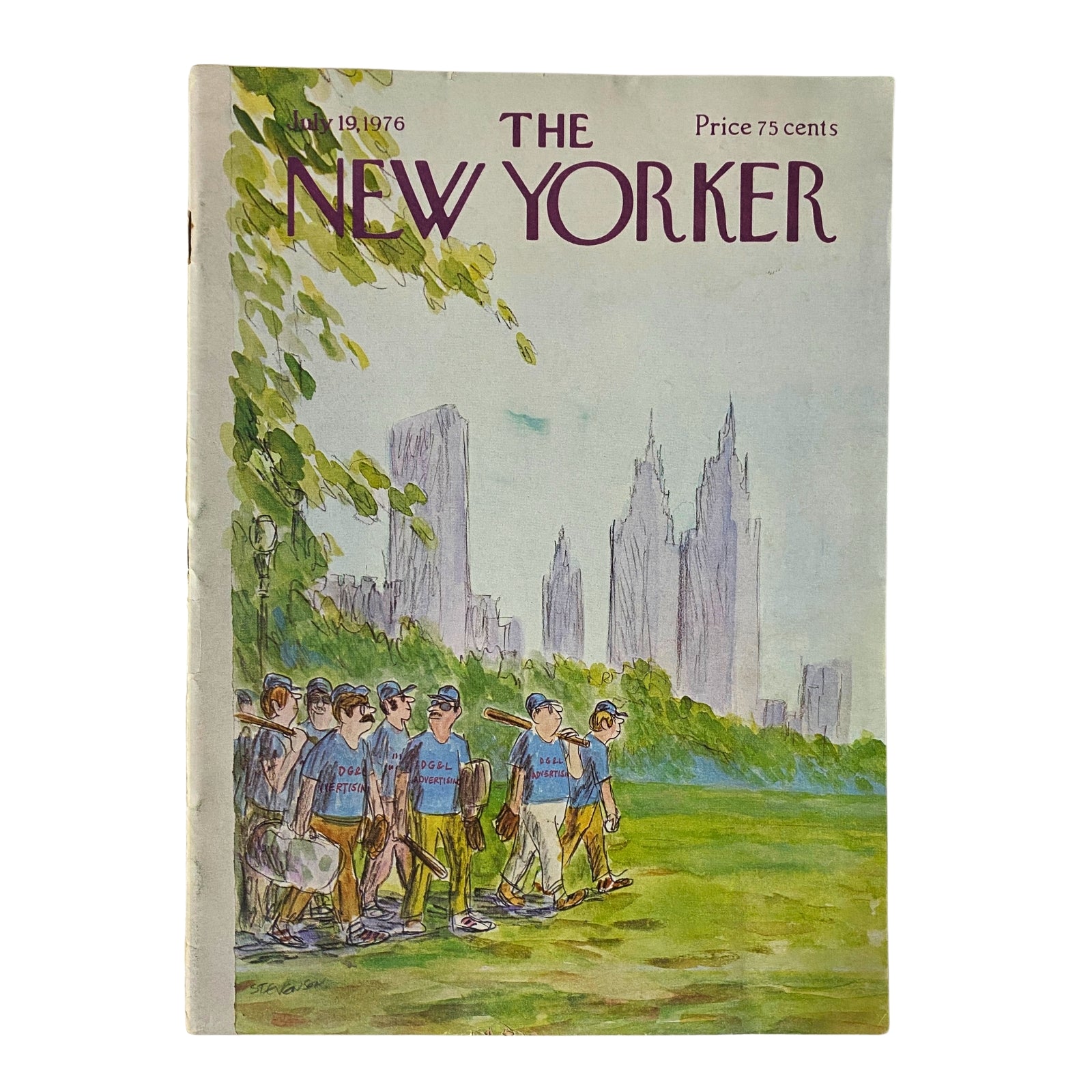The New Yorker Full Magazine July 19, 1976 James Stevenson Cover