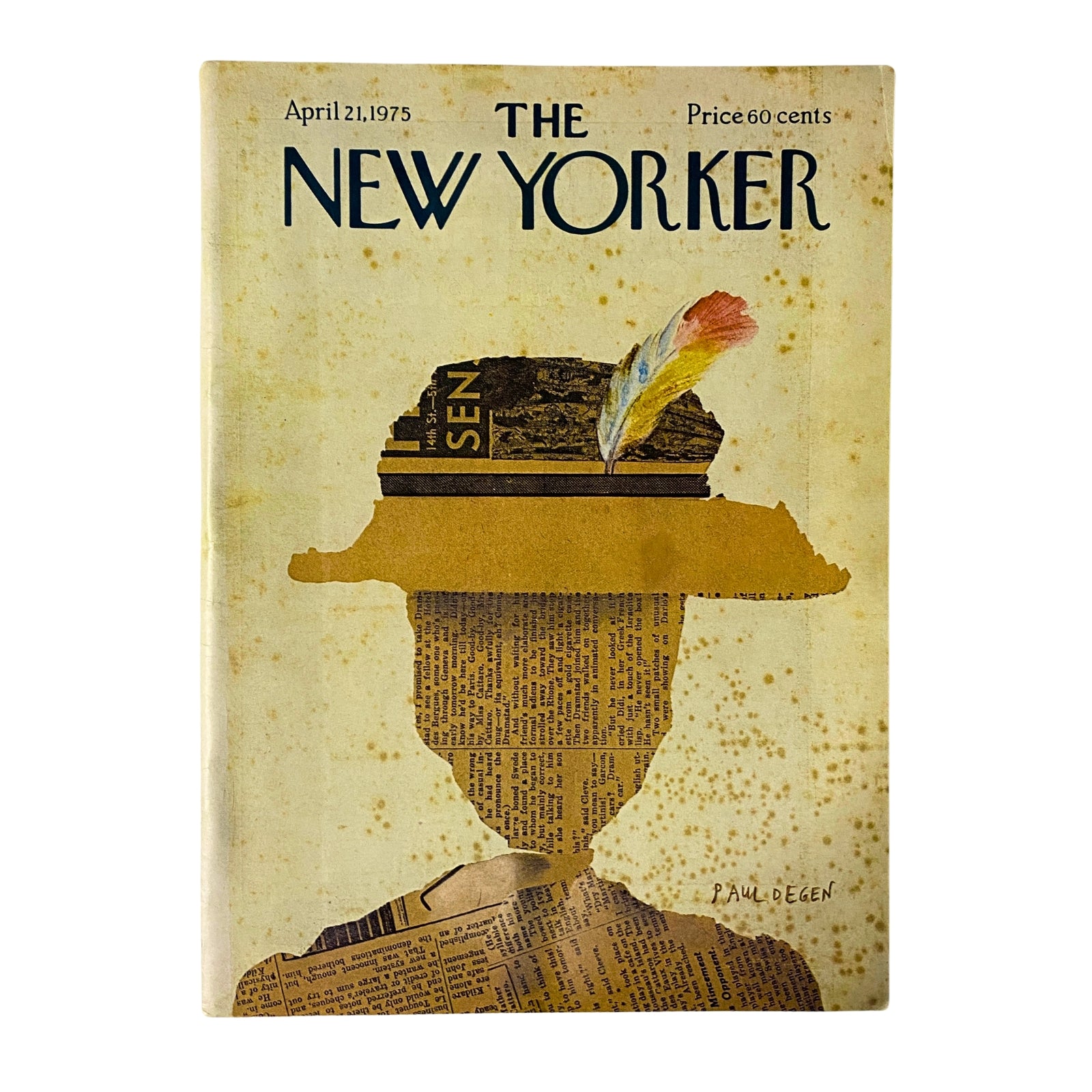 The New Yorker Full Magazine April 21, 1975 Paul Degen Cover
