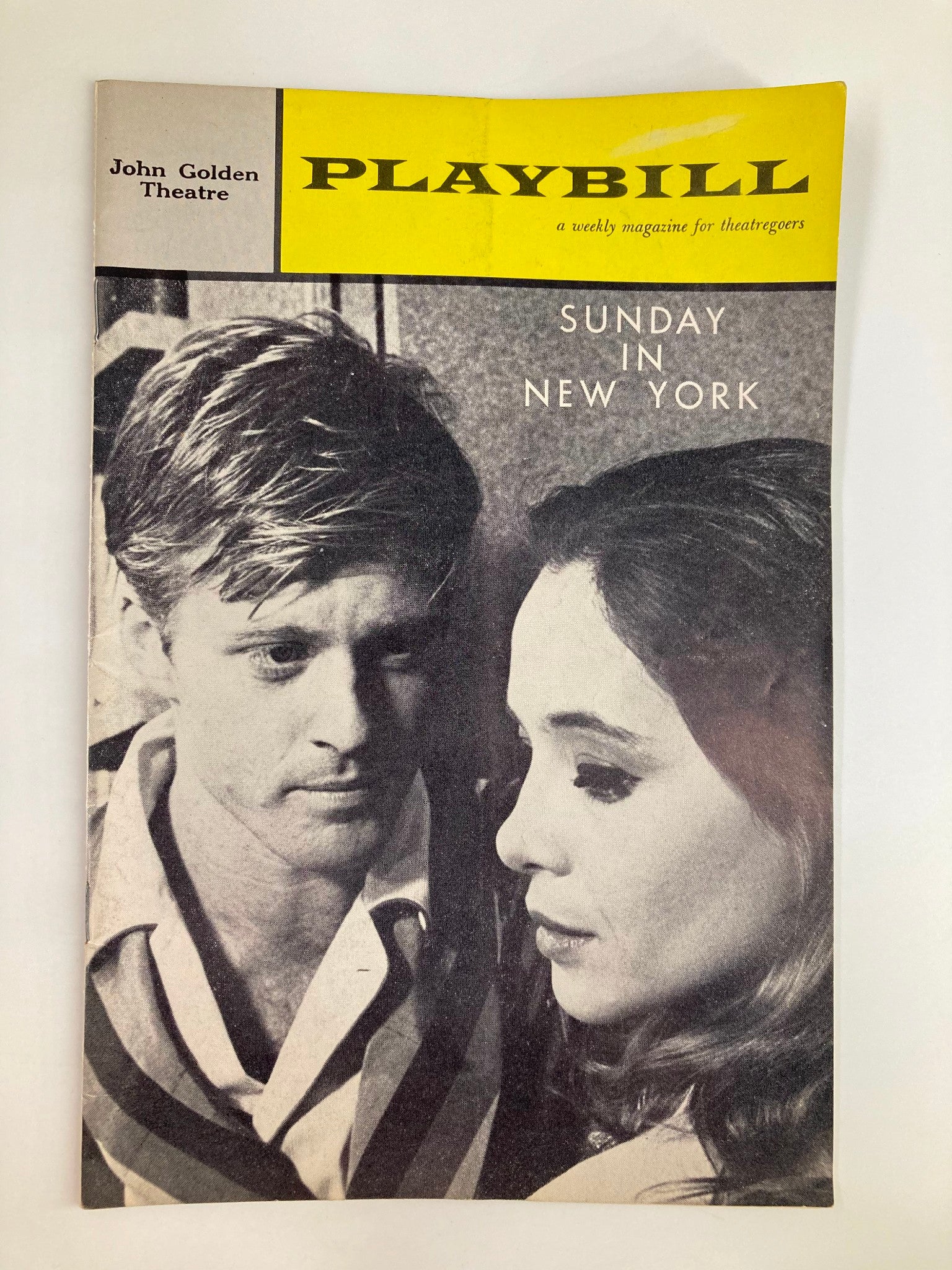 1962 Playbill John Golden Theatre Sunday in New York by Norman Krasna