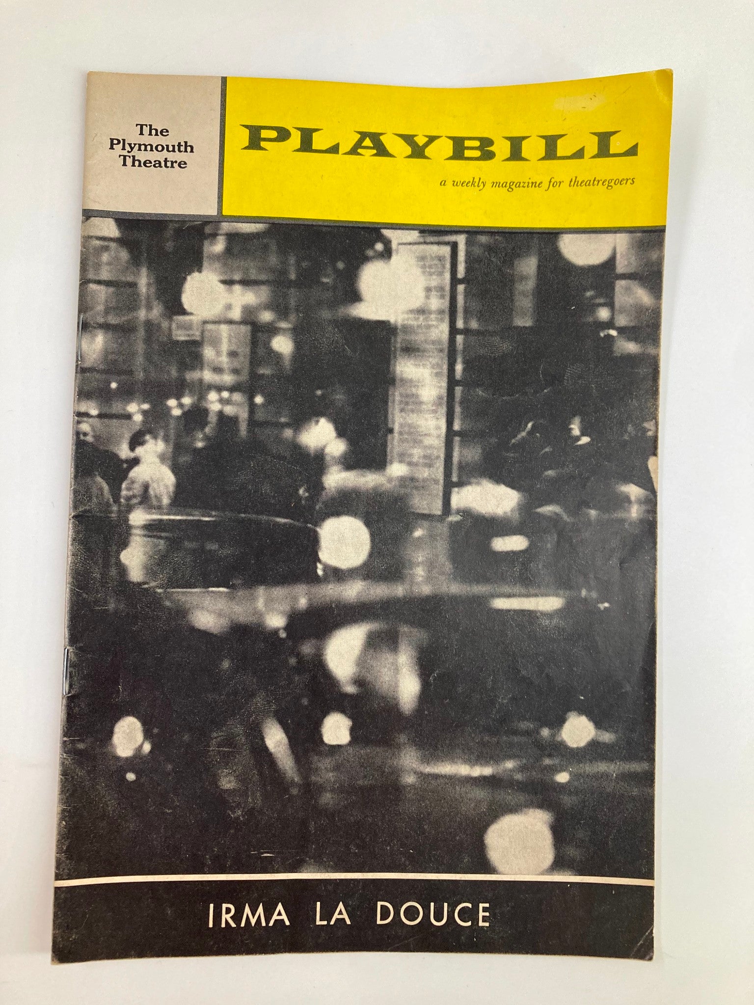 1961 Playbill The Plymouth Theatre Elizabeth Seal Denis Quilley in Irma La Douce