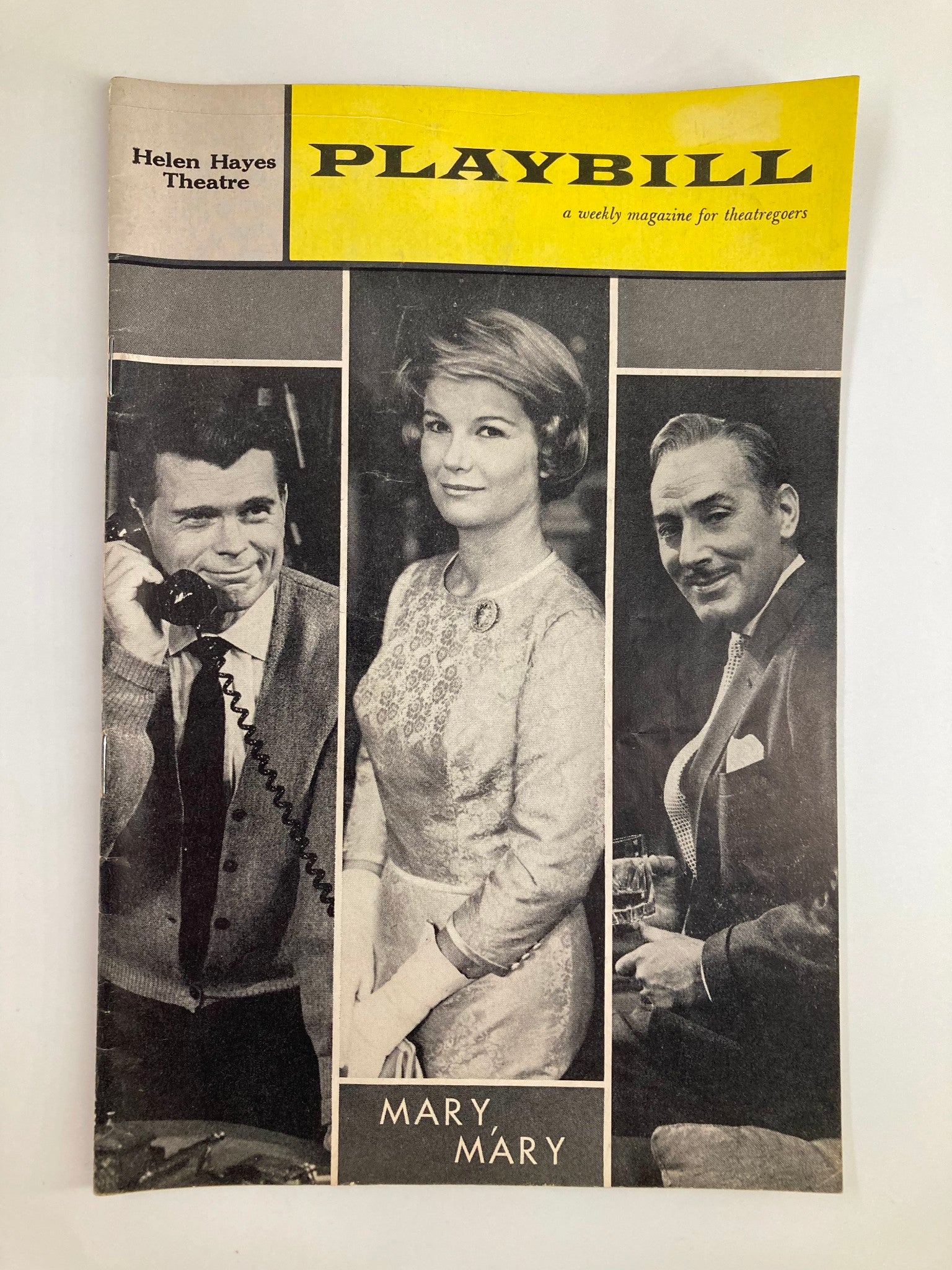 1961 Playbill Helen Hayes Theatre Michael Wilding in Mary, Mary by Jean Kerr