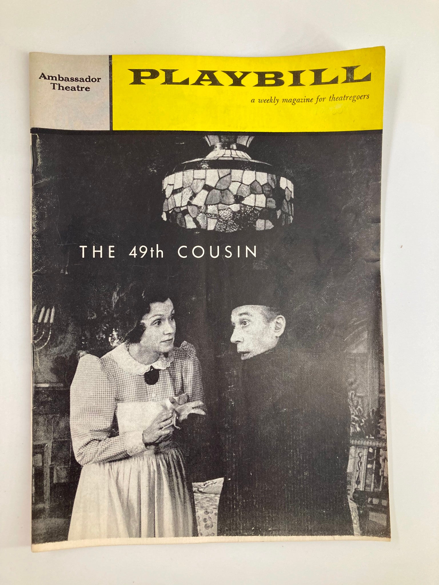 1960 Playbill Ambassador Theatre The 49th Cousin by Florence Lowe