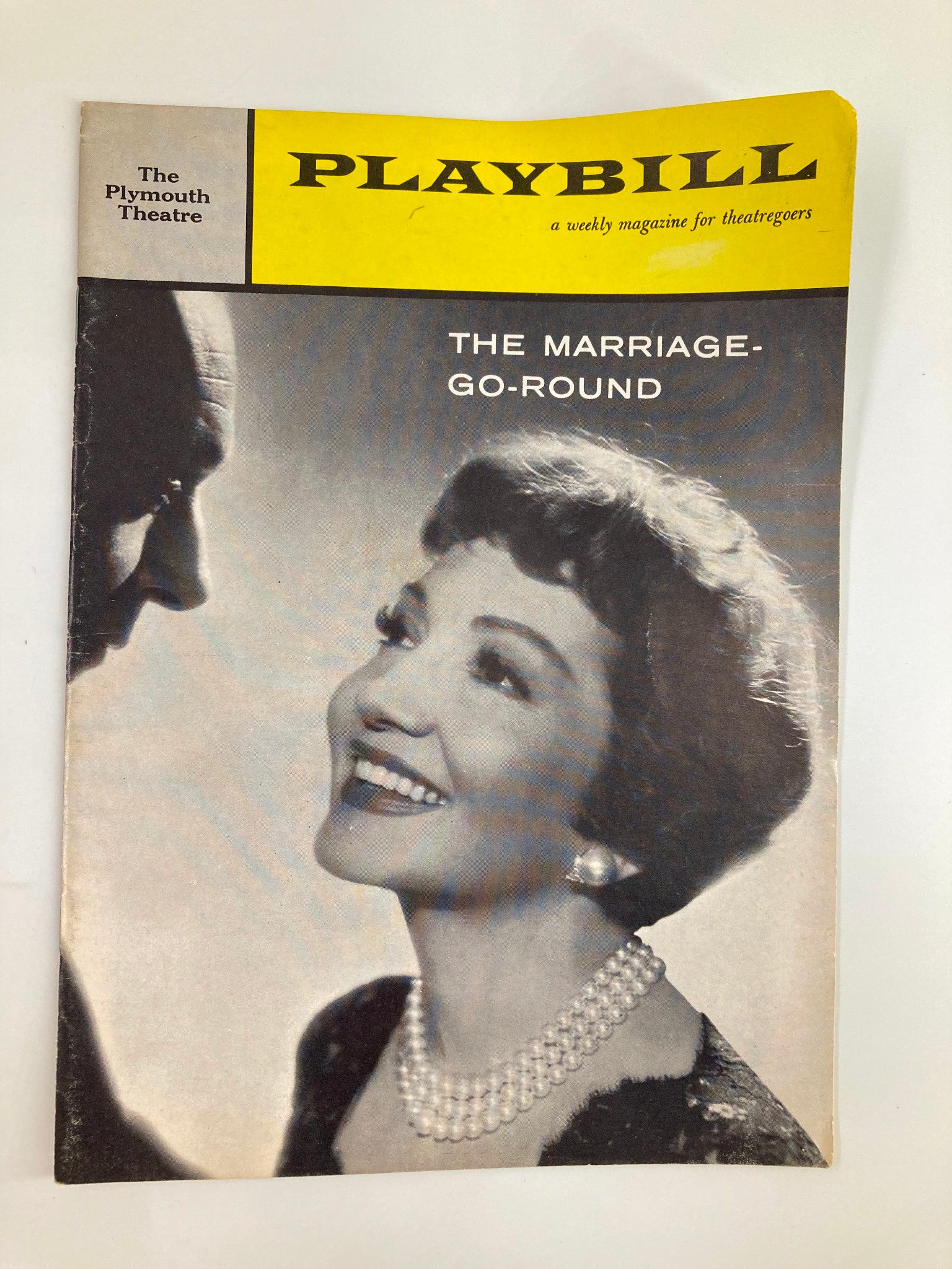 1959 Playbill The Plymouth Claudette Colbert in The Marriage-Go-Round