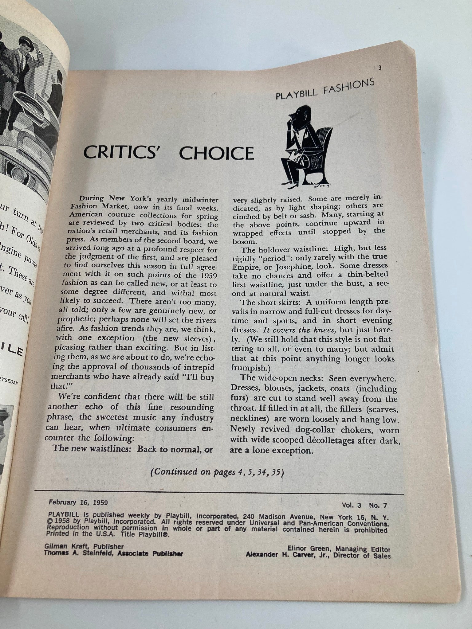 1959 Playbill The Plymouth Claudette Colbert in The Marriage-Go-Round