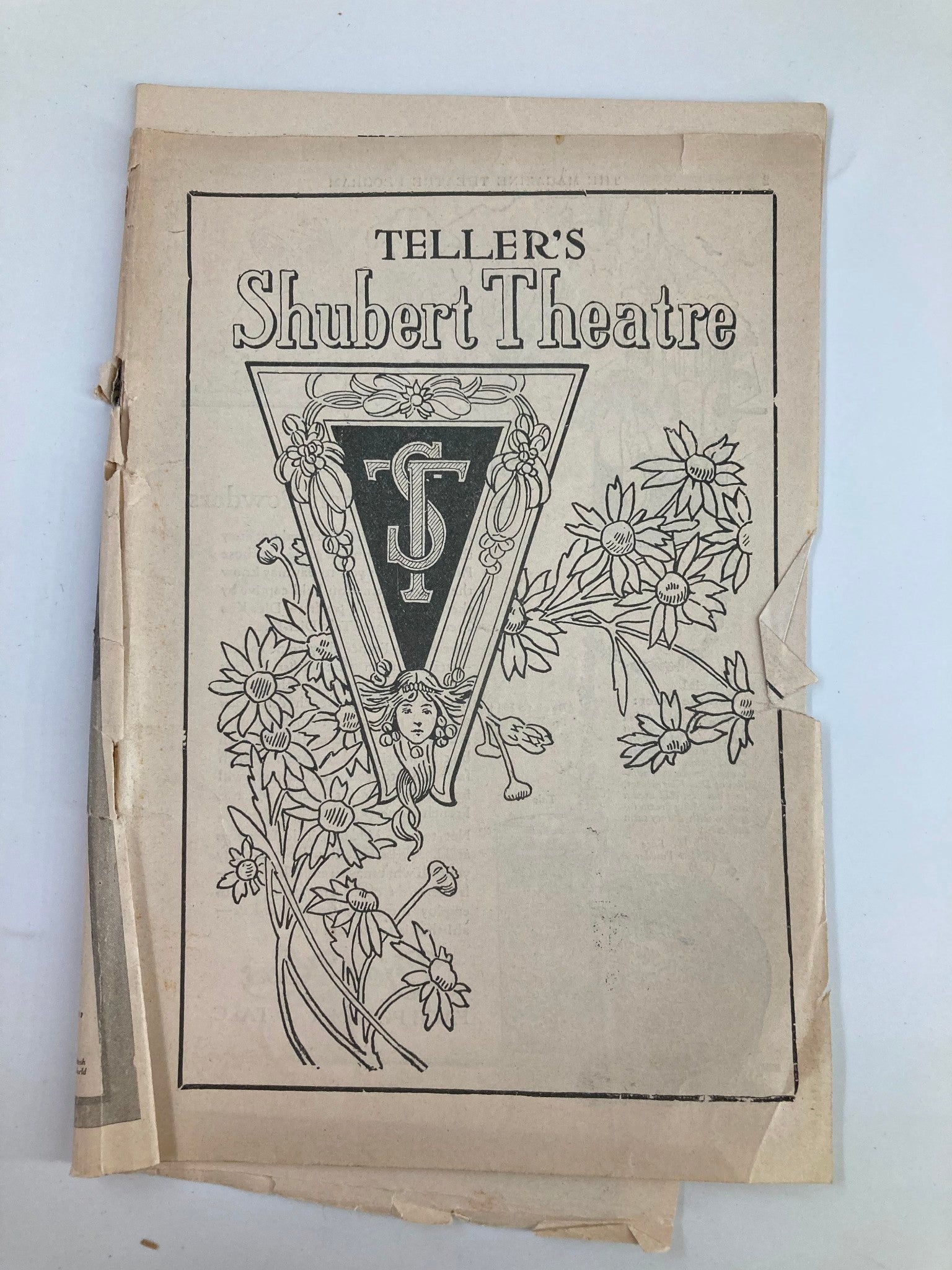 1921 Teller's Shubert Theatre Spanish Love by Avery Hopwood & Mary R. Rineheart