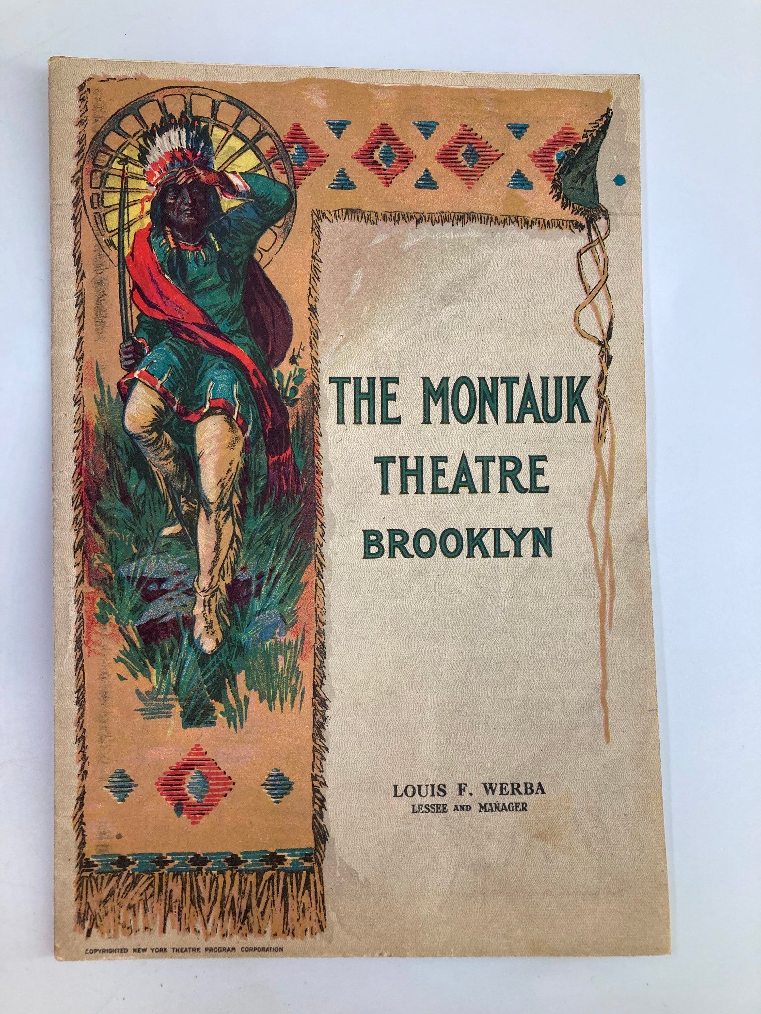 1922 The Montauk Theatre Brooklyn Alice Owens in The First Year by Frank Craven