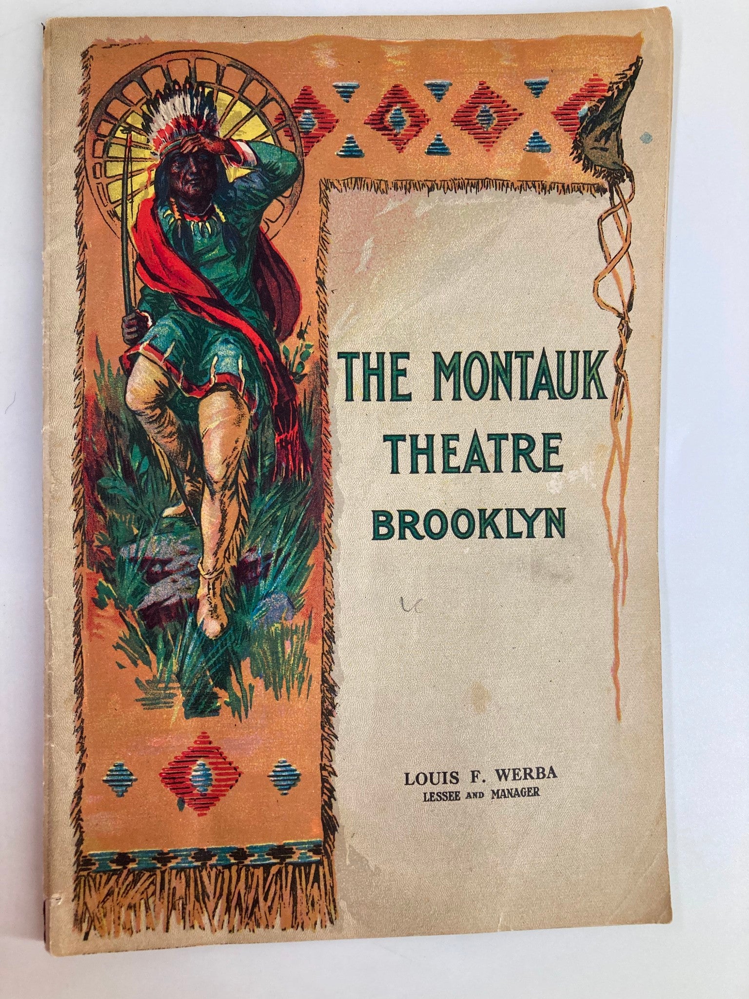 1921 The Montauk Theatre Brooklyn The Great Broxopp by A.A. Milne