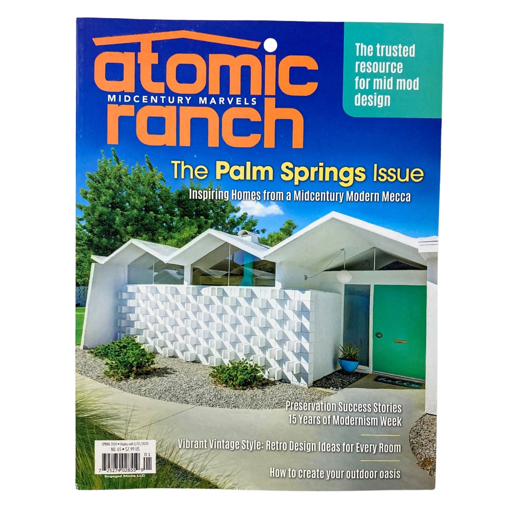 Atomic Ranch Magazine Spring 2020 The Palm Springs Issue VG No Label