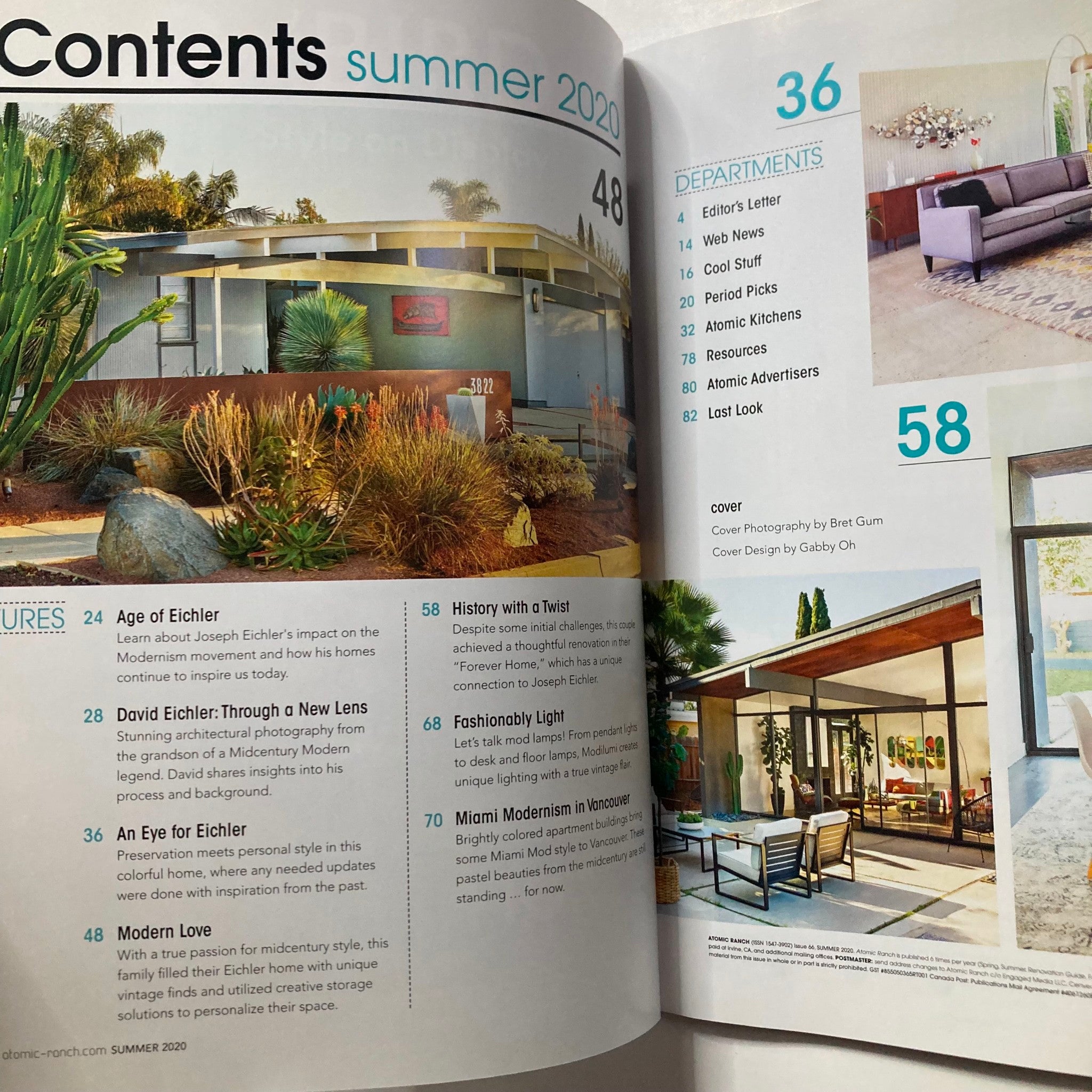 Atomic Ranch Magazine Summer 2020 The Eichler Universe Inspires Us VG No Label