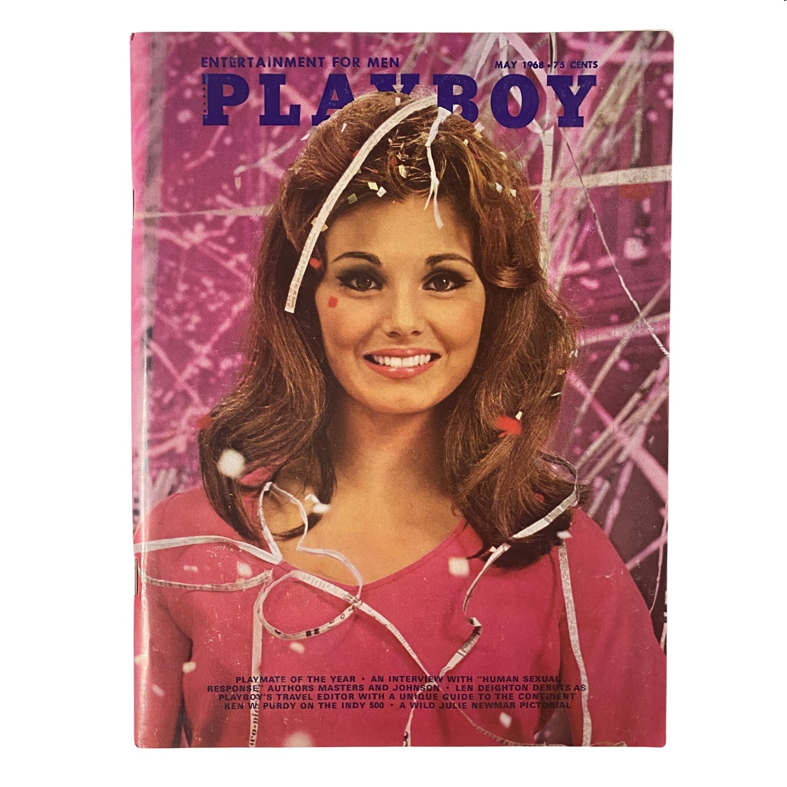 Playboy Magazine May 1968 Playmate Elizabeth Jordan w Centerfold No Label