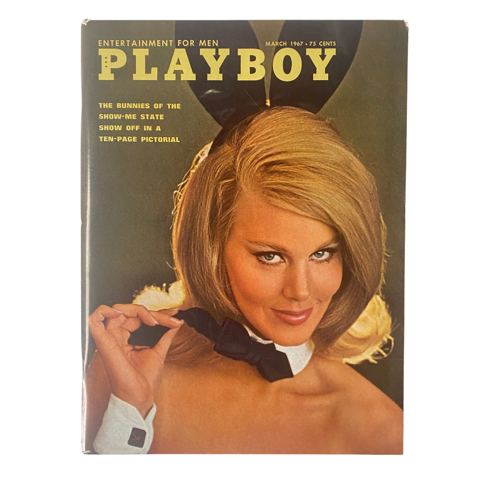 Playboy Magazine March 1967 featuring Fran Gerard on the cover, showcasing vintage style and allure, ideal for collectors of classic magazines.