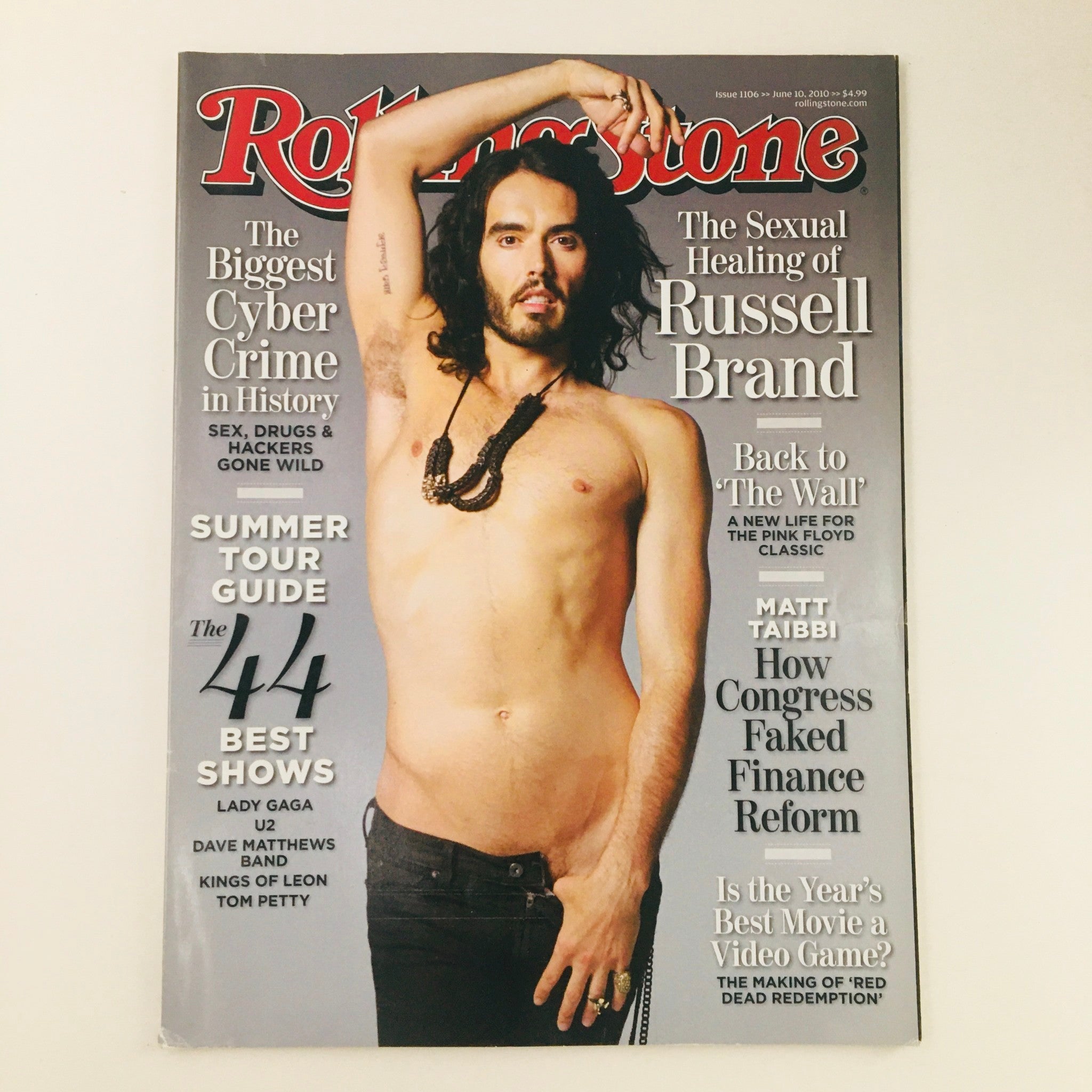 Rolling Stone Magazine June 10 2010 Sexual Healing of Russell Brand, No Label VG