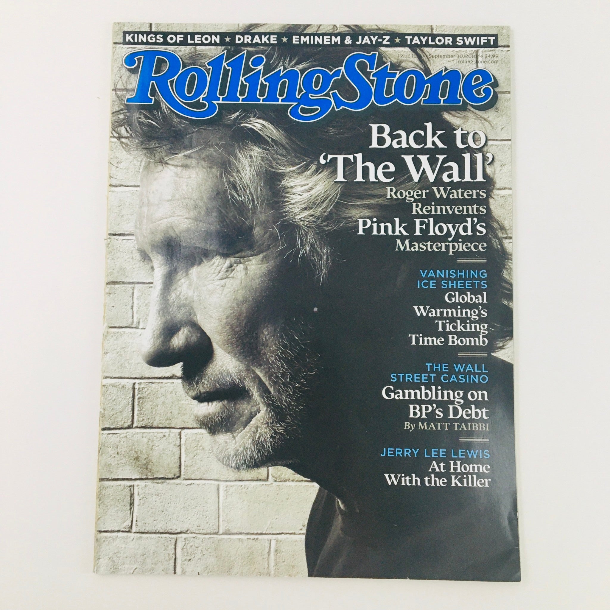 Rolling Stone Magazine September 30 2010 Roger Waters 'The Wall', No Label VG