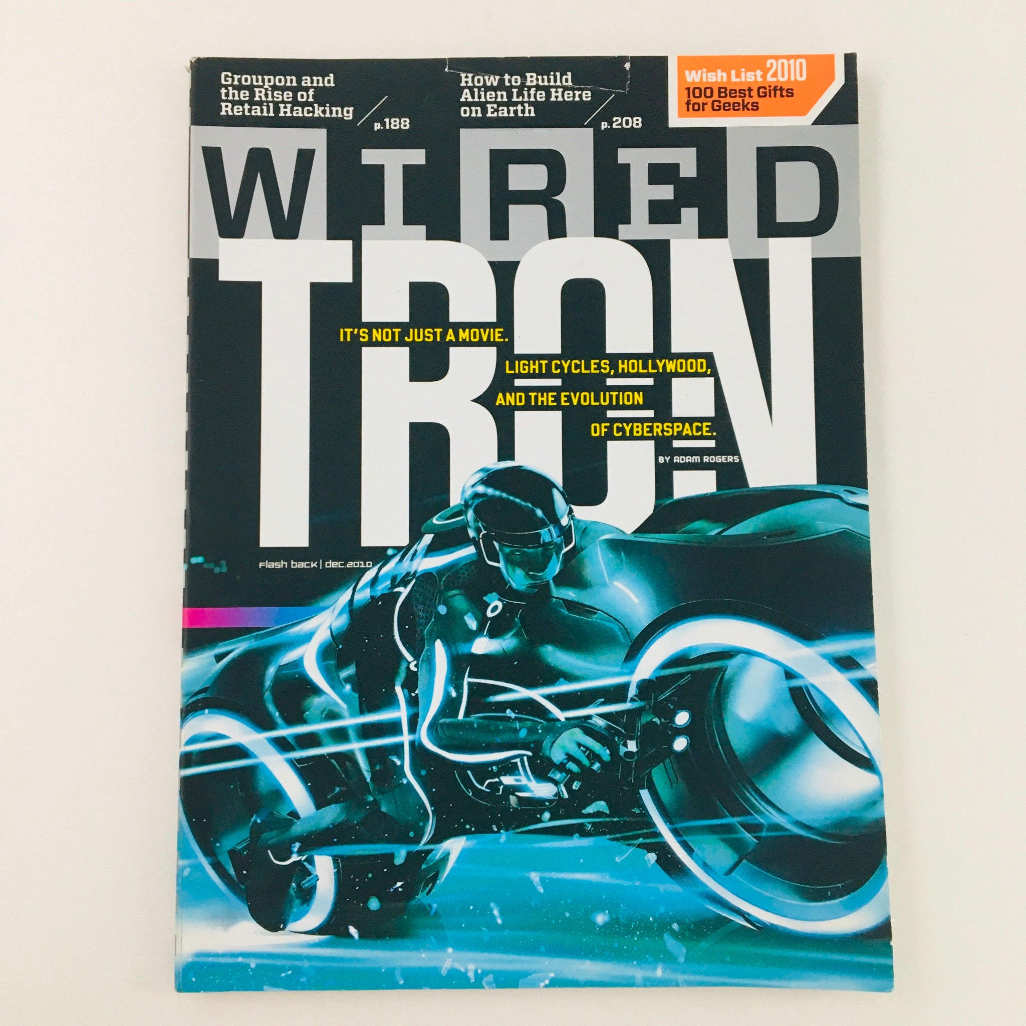 Wired Magazine December 2010 Tron The Evolution of Cyberspace Film, No Label VG