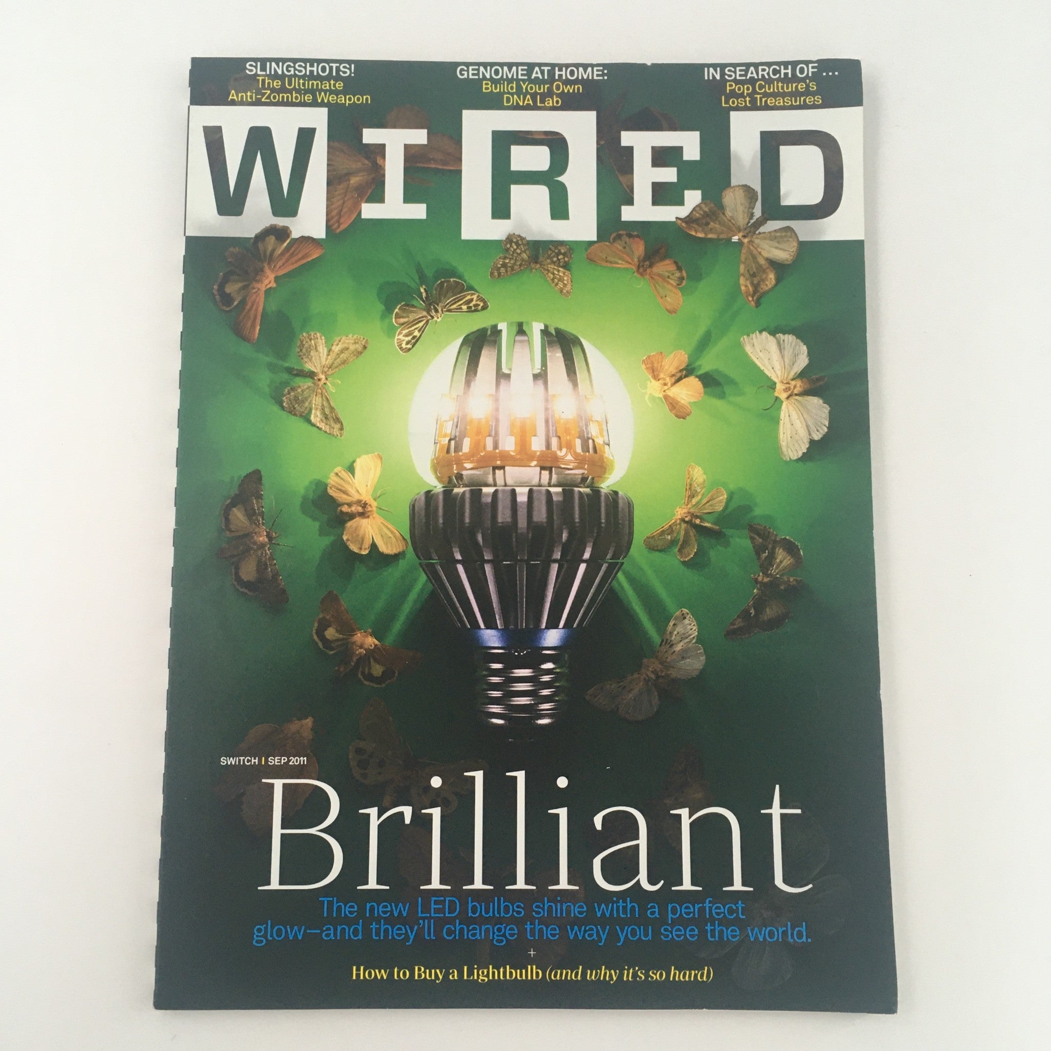 Wired Magazine September 2011 LED Bulbs Shine with a Perfect Glow, No Label VG