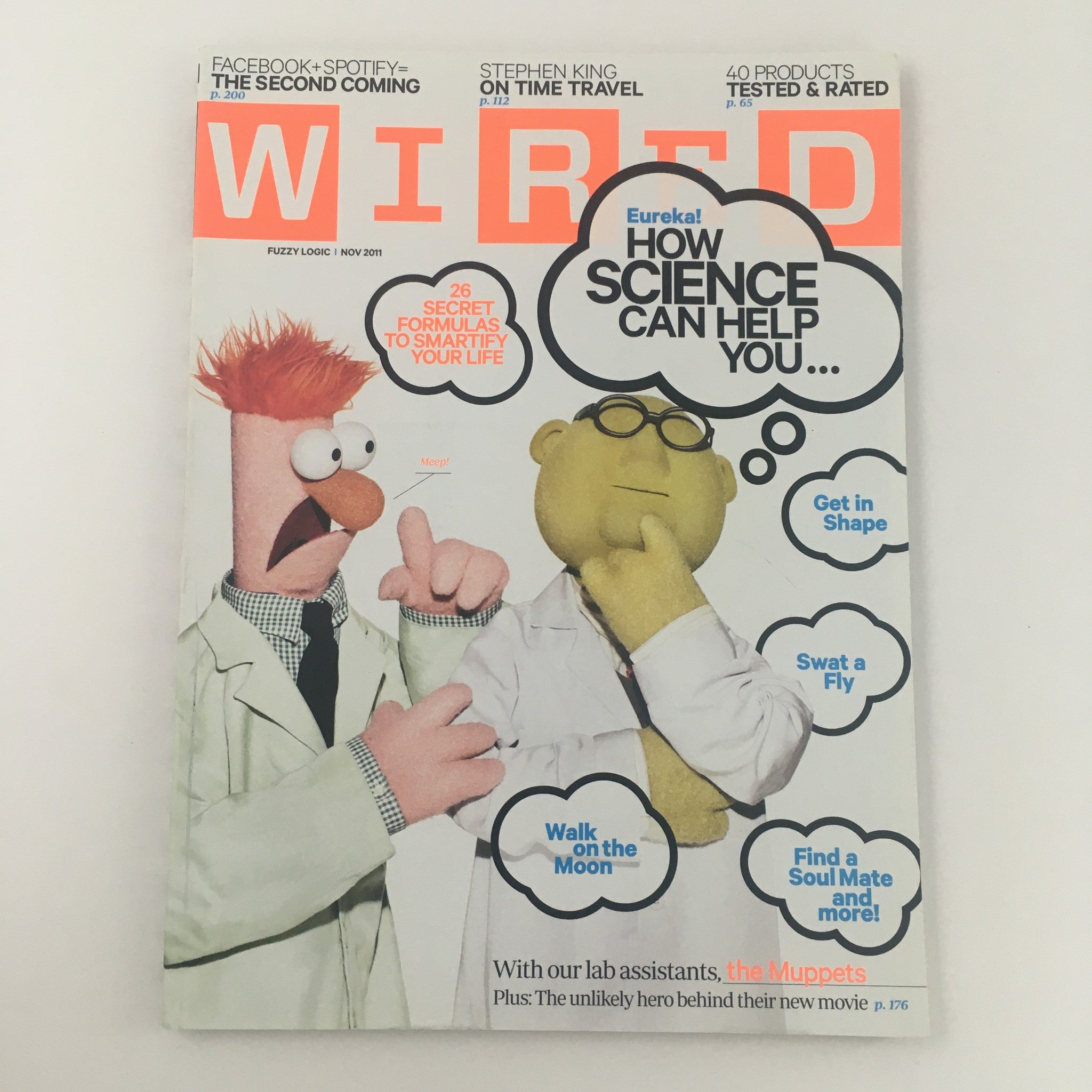 Wired Magazine November 2011 The Muppets as Lab Assistants, No Label VG