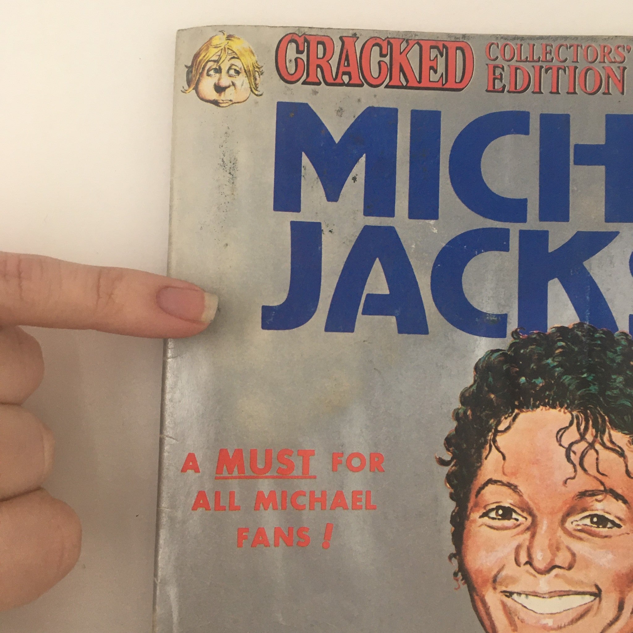 Cracked Magazine November 1984 Michael Jackson Feature, No Label