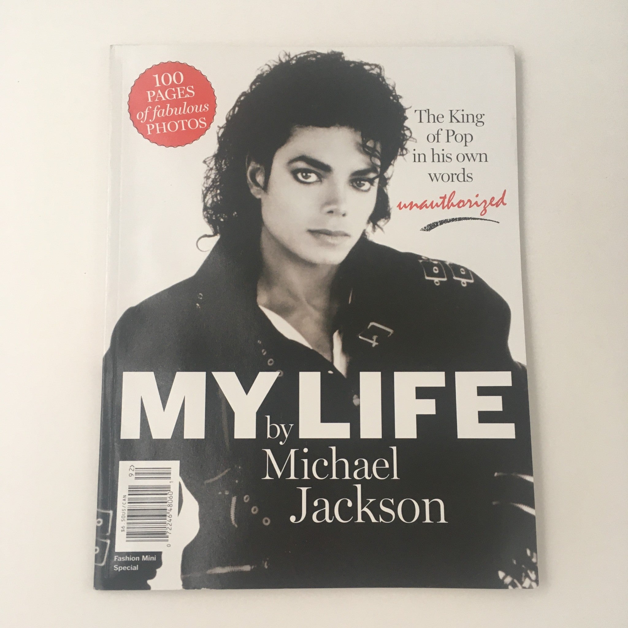 Unauthorized Magazine 2009 My Life by The King of Pop Michael Jackson, No Label