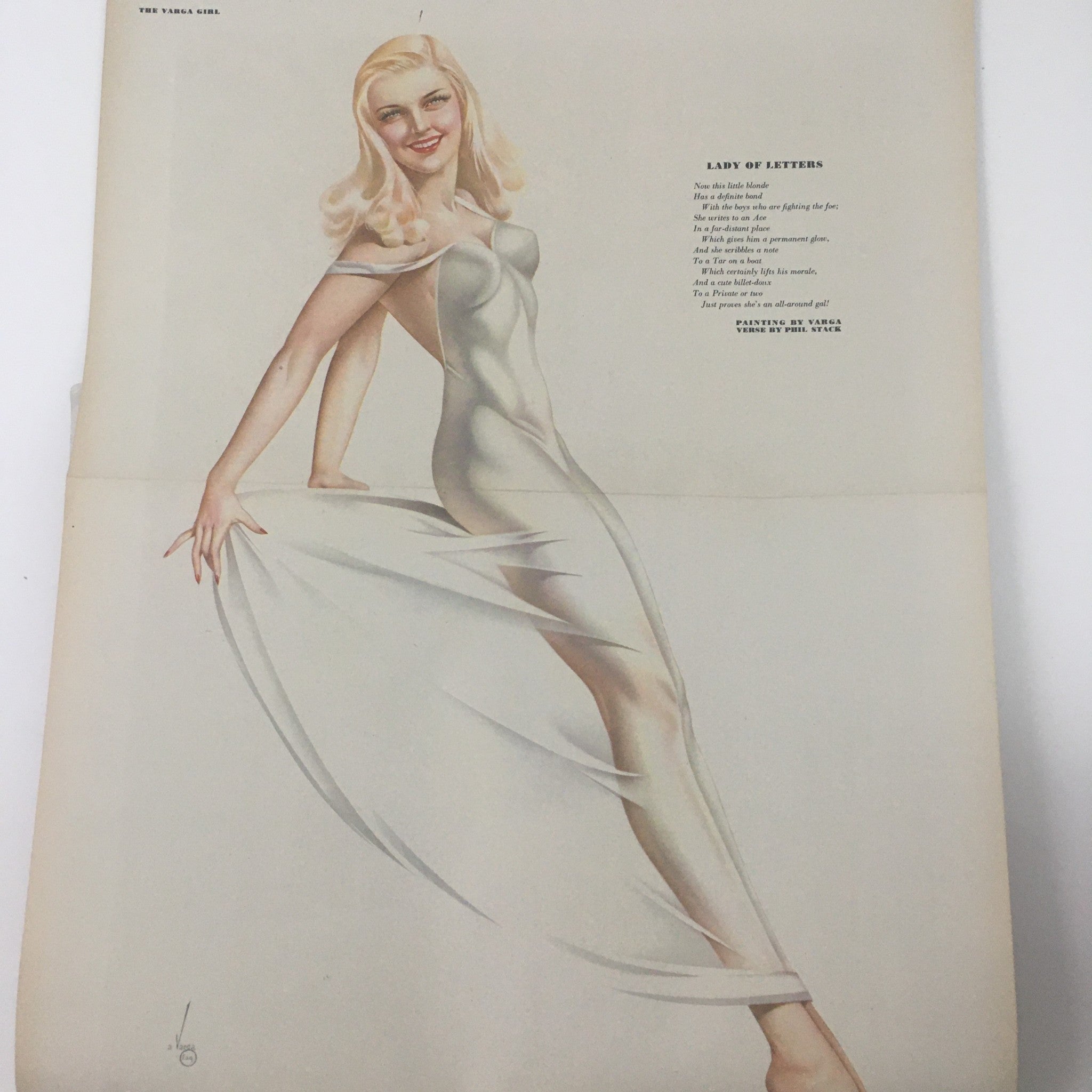 Esquire Magazine March 1945 Ederle's Conquest of the Chanel Feature, No Label